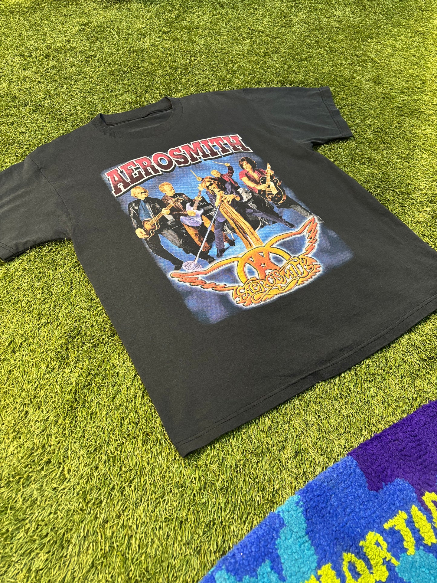 2001 Aerosmith Just Push Play Tour Tee