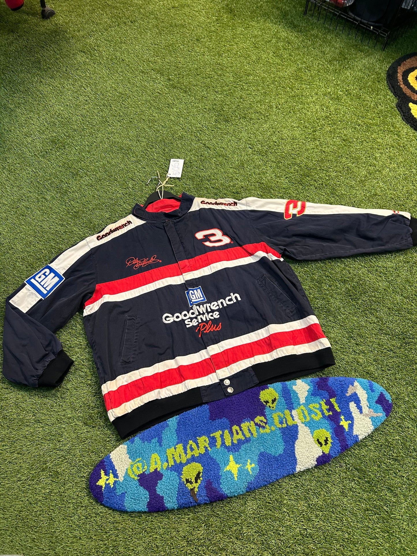 Vintage Dale Earnhardt #3 Goodwrench Service Plus Navy NASCAR Jacket