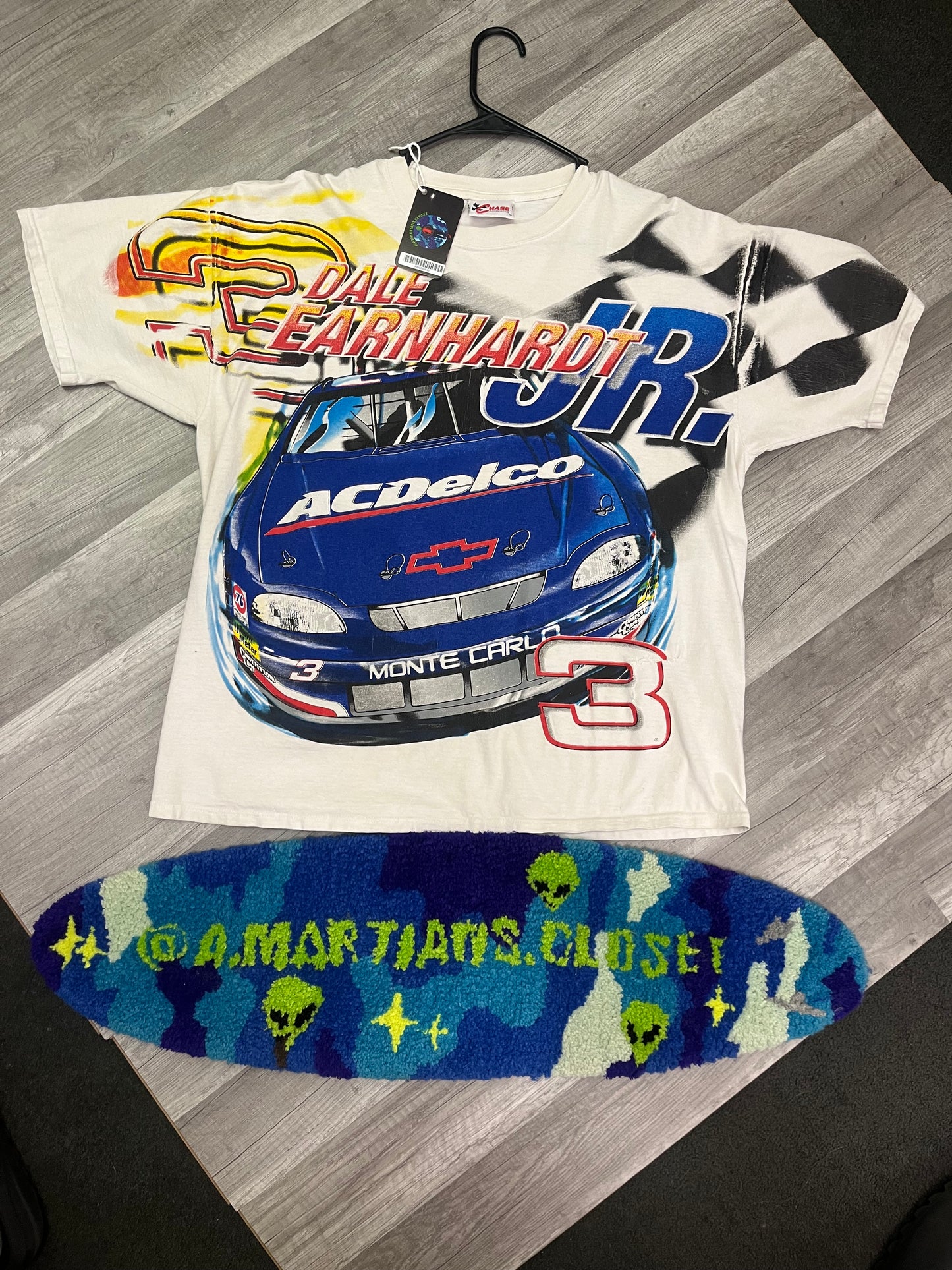 Vintage Dale Earnhardt jr All Over Print Race Tee