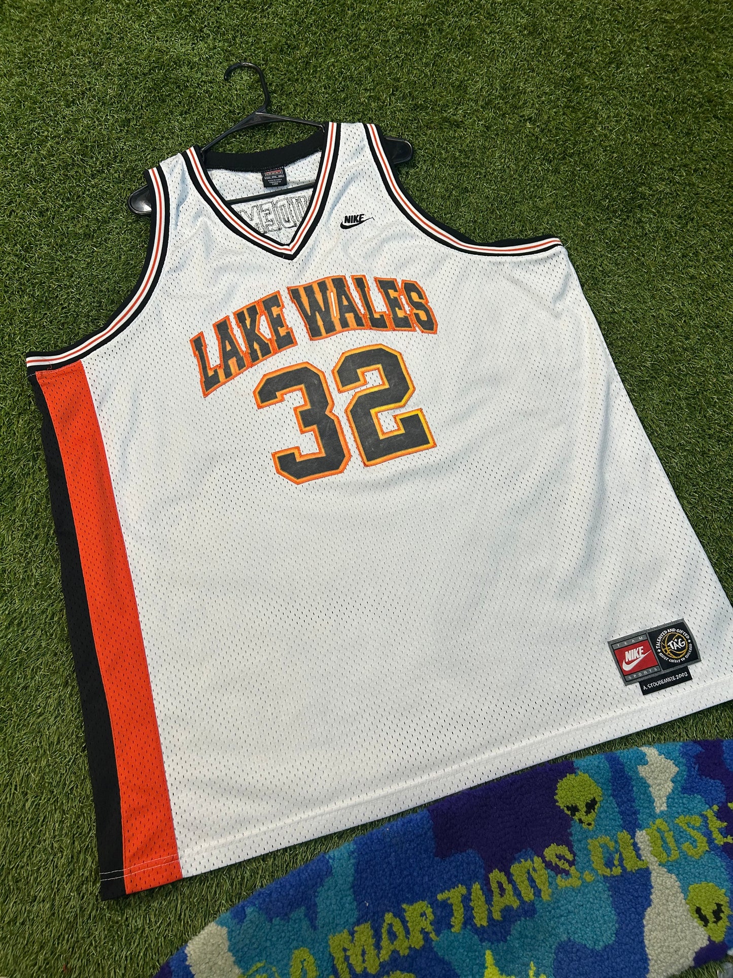Rare Vintage Nike Lake Wales High School Amare Stoudemire Basketball Jersey