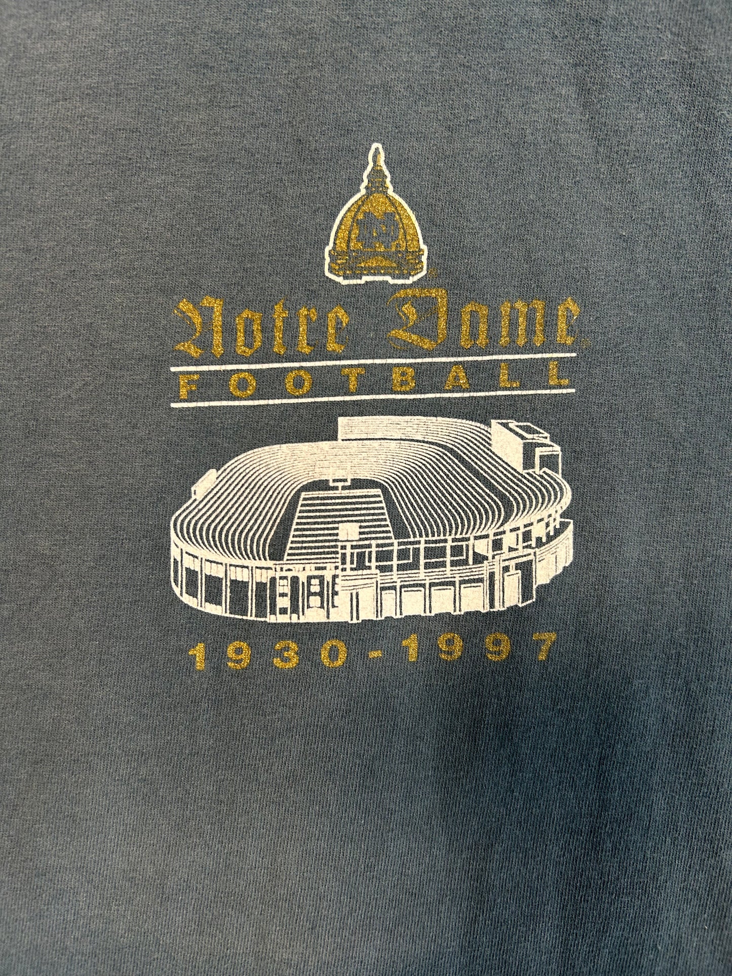 Vintage Champion Notre Dame Football Tee