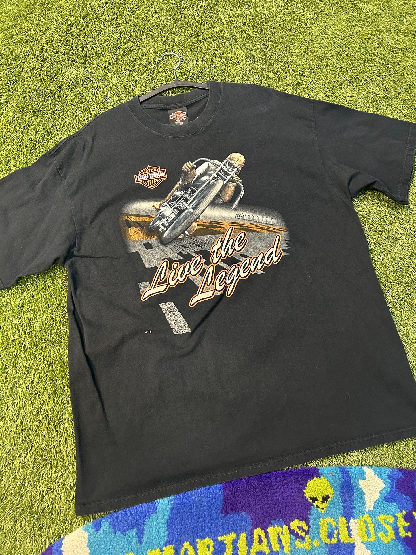 Vintage 90s Harley Davidson Cancun Mexico Live The Legend Tee