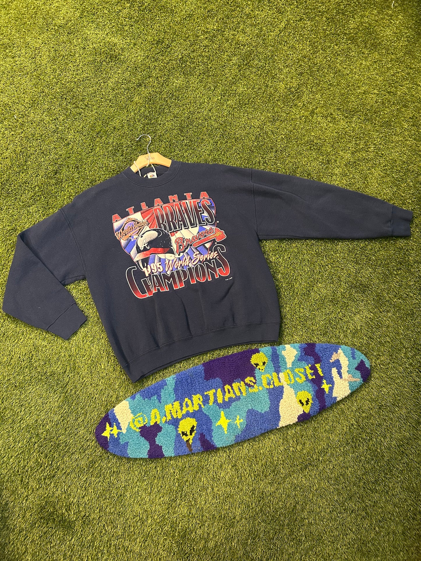 Vintage 1995 MLB World Series Atlanta Braves Championship
