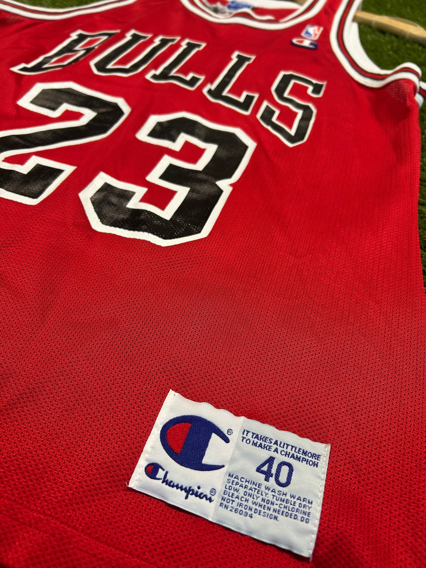 Vintage Champion Chicago Bulls Jordan #23 Jersey