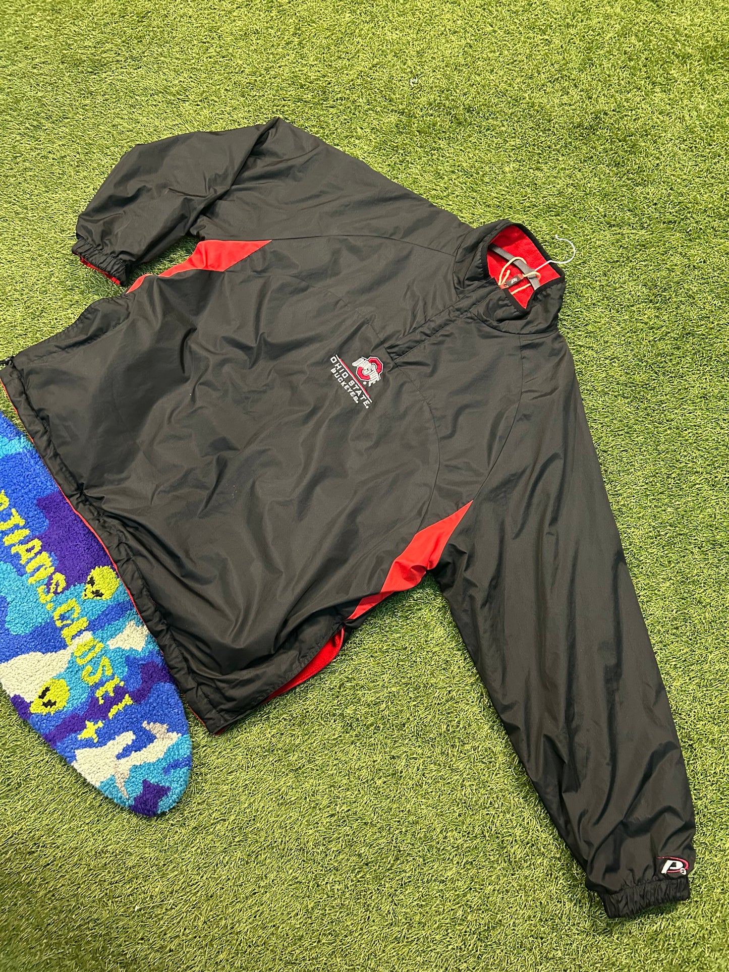 Y2K Ohio State Buckeyes Reversible HalfZip Pullover