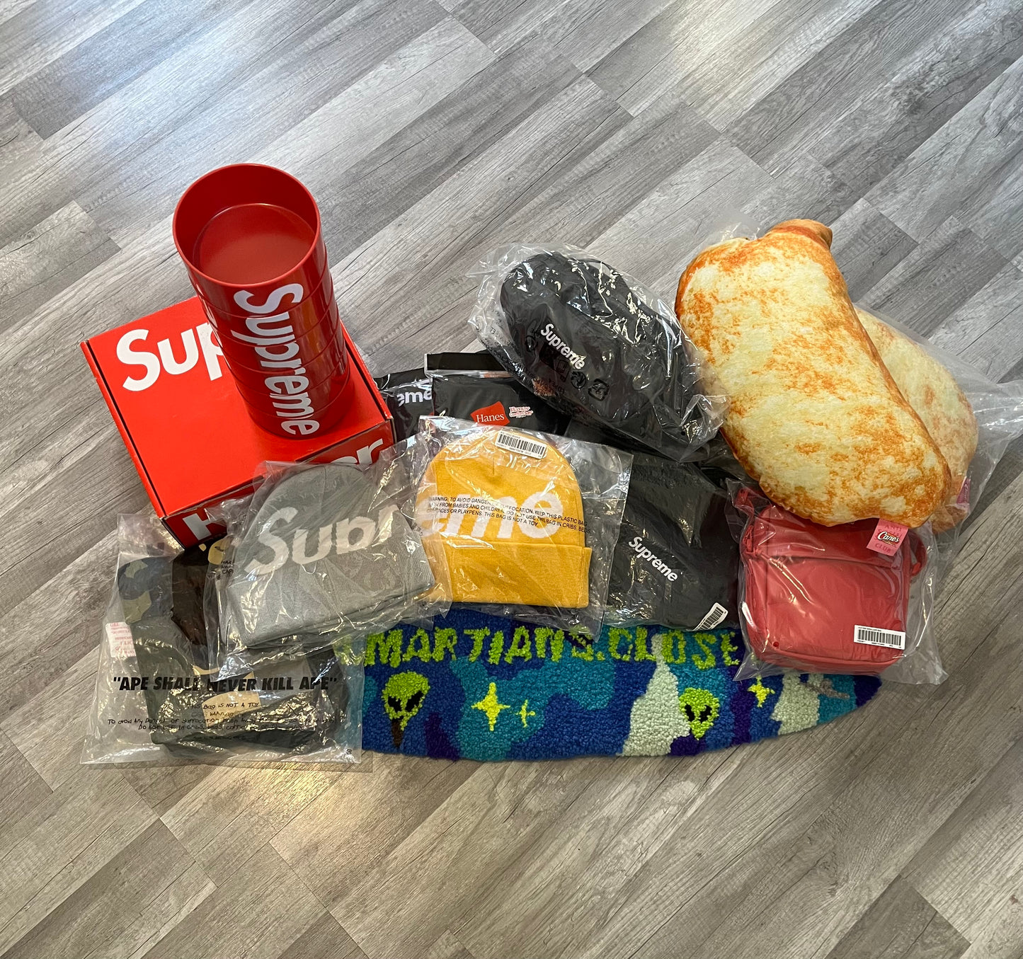 Anti Social Social Club x Raising Canes Texas Toast Pillow