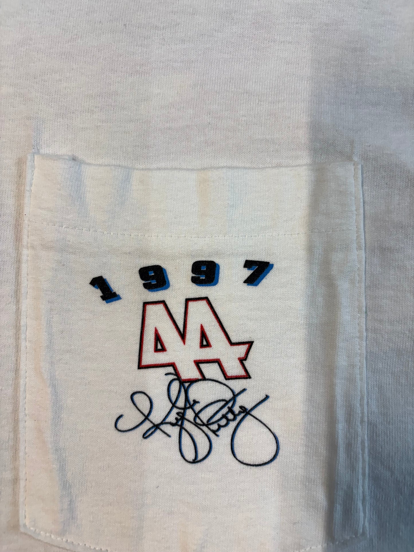 Vintage Single Stitch 1997 Kyle Petty Inaugural Season Hot Wheels Racing T-Shirt Size XXL Fruit Of The Loom Heavyweight Cotton Tag