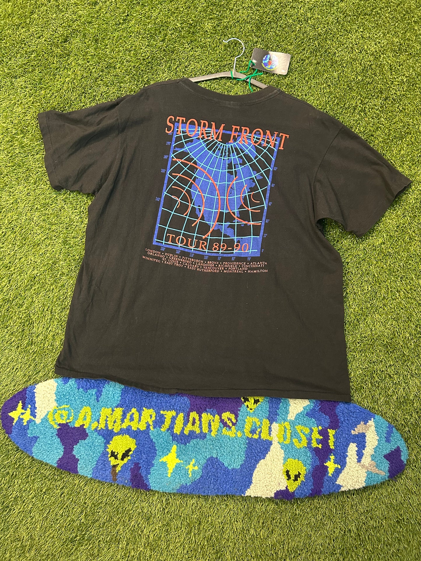 Vintage 1990 Billy Joel Storm Front Tour Tee