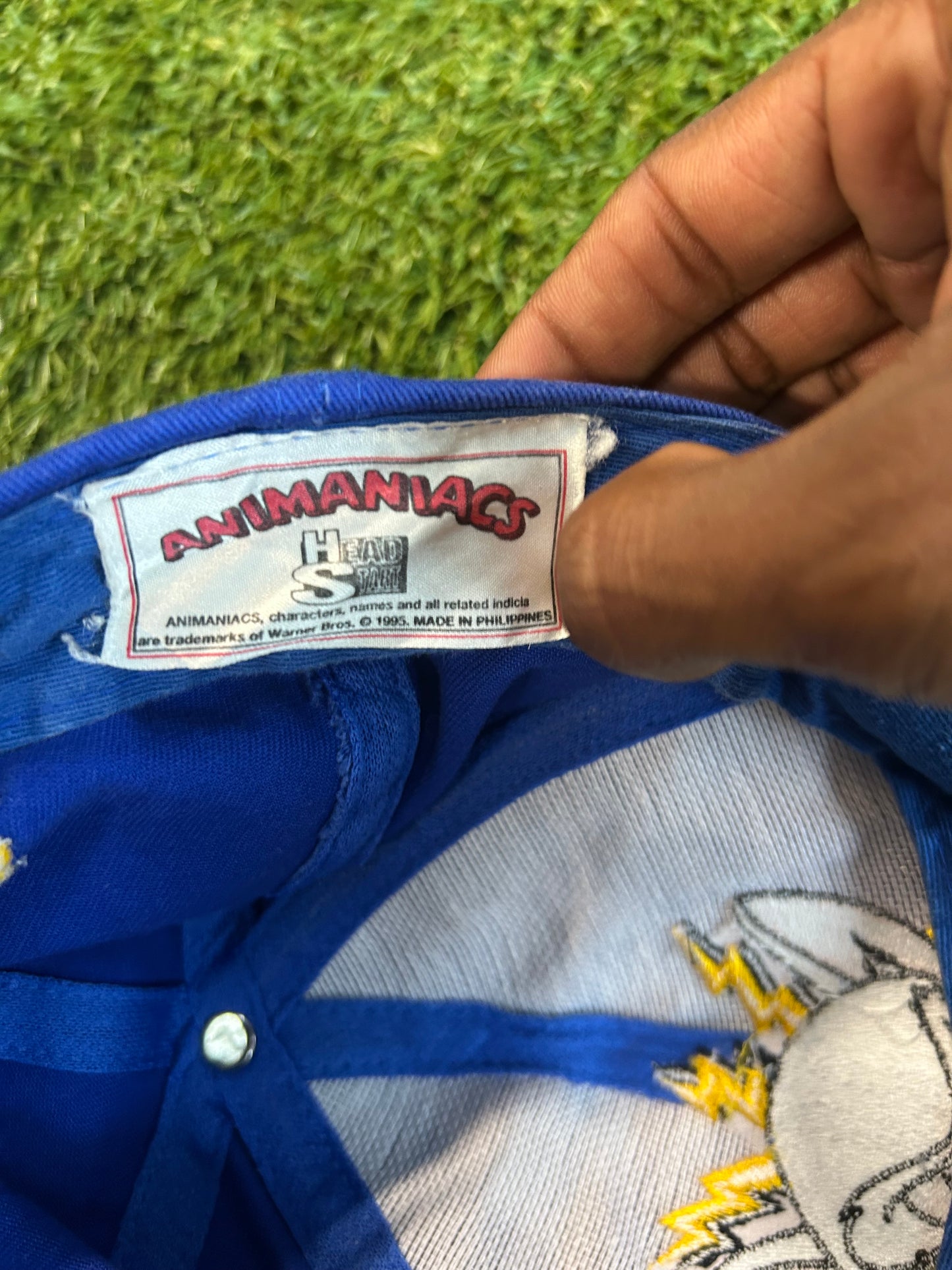Vintage 1995 Animaniacs Pinky And The Brain Snapback