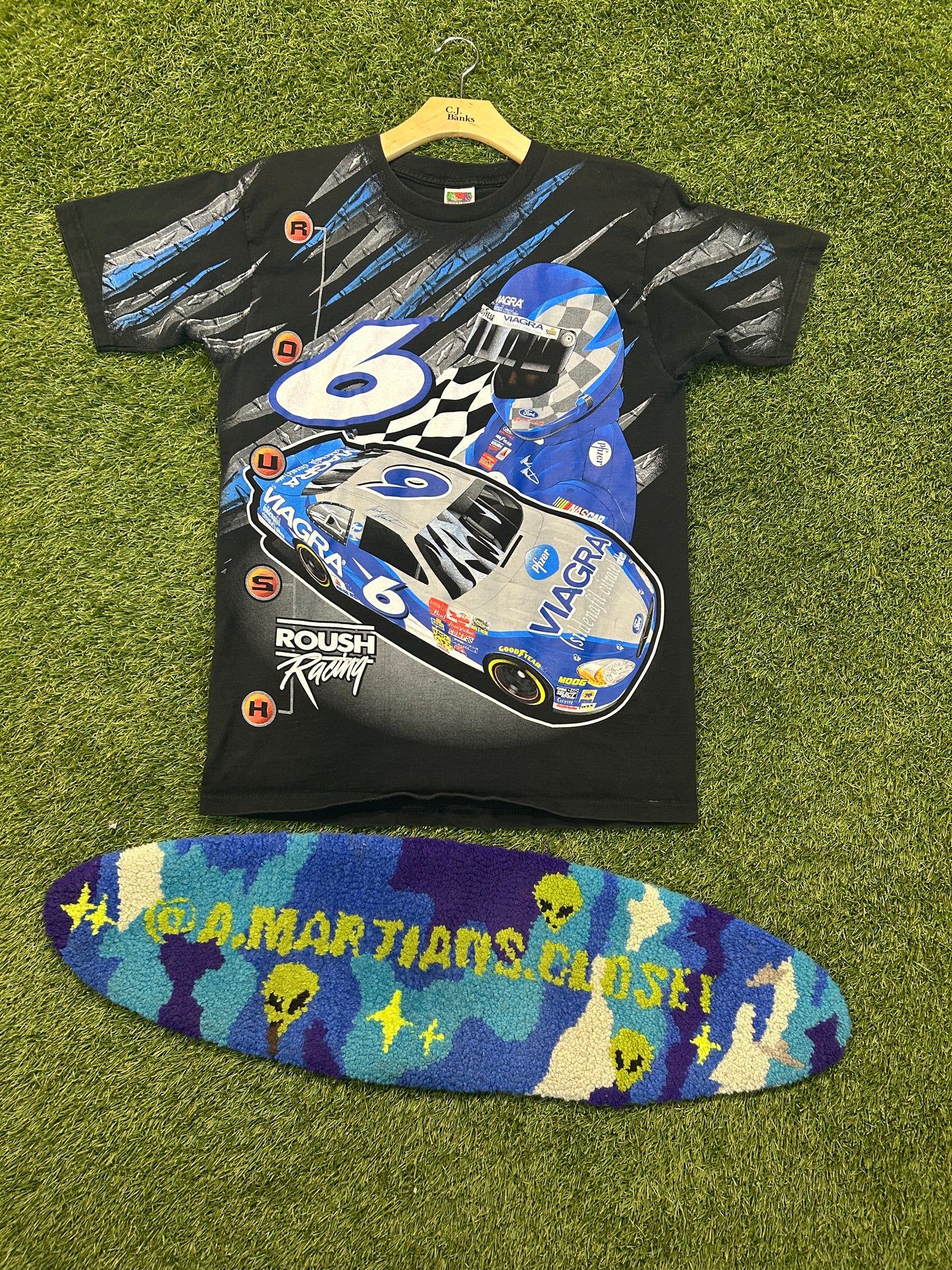 Y2K Mark Martin #6 Roush Racing NASCAR AOP Tee