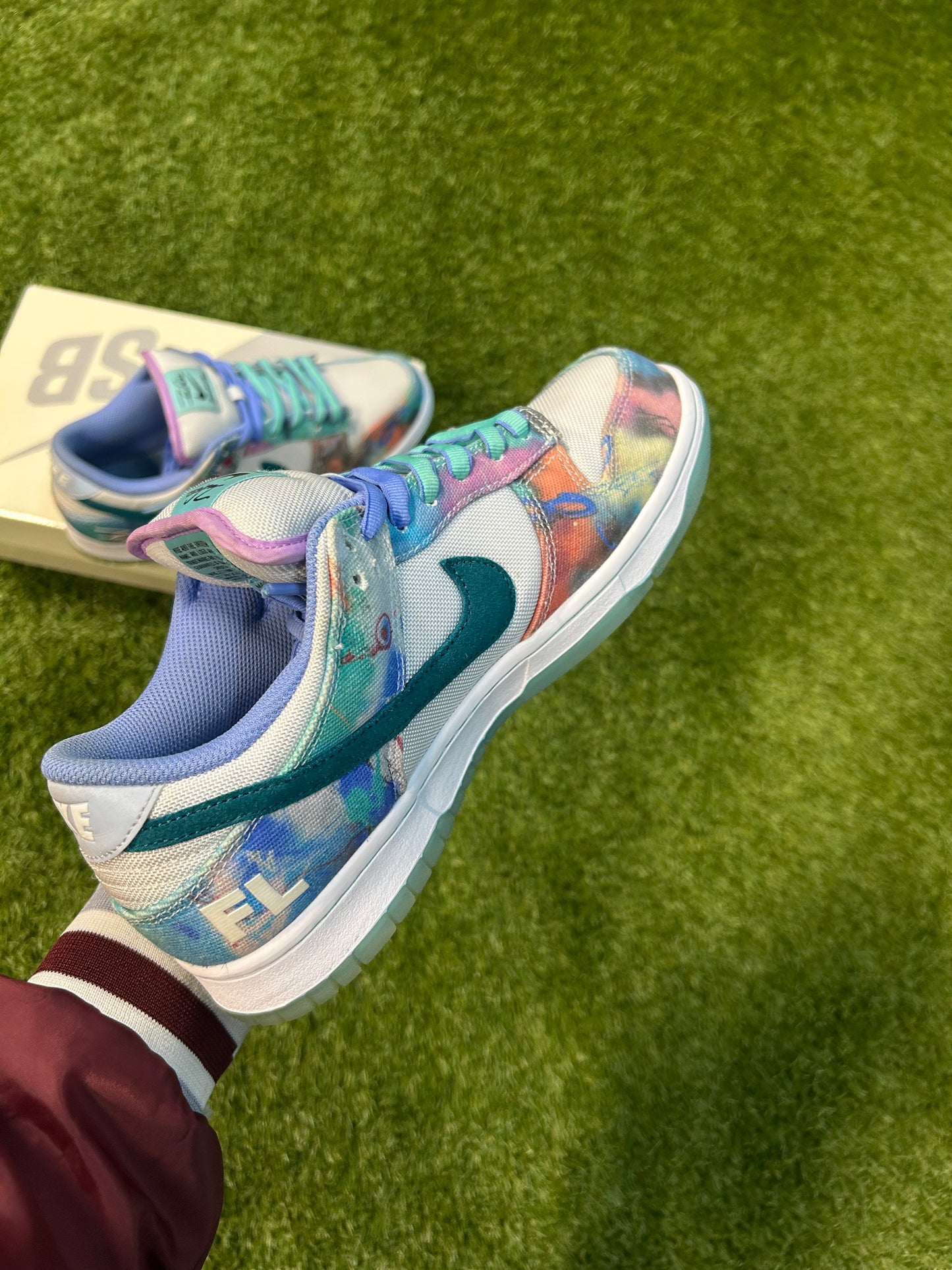Nike SB Dunk Low Futura Bleached Aqua