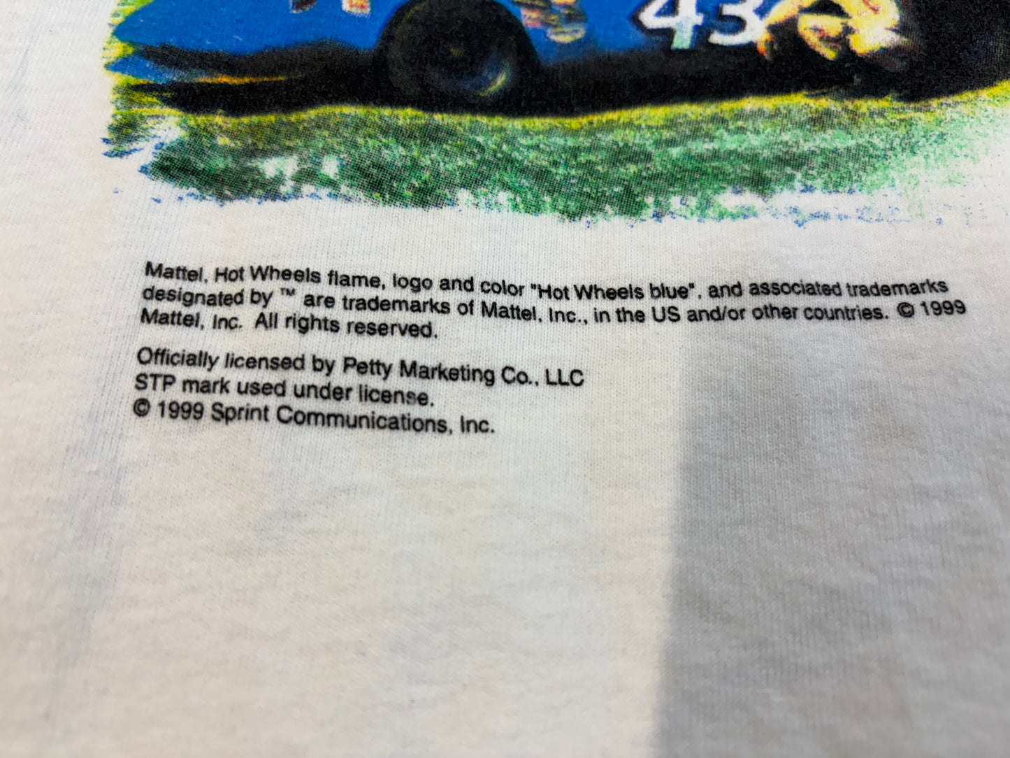1999 50th Anniversary Petty Racing NASCAR T-Shirt Size XL Tultex Tag