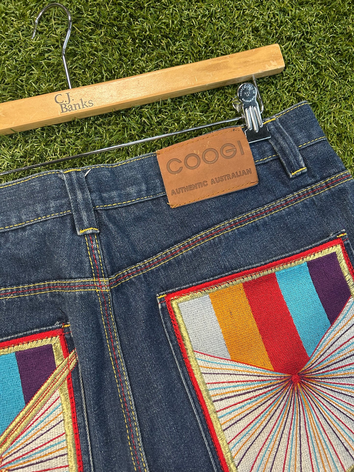 Y2K Coogi Australia Swords Jeans