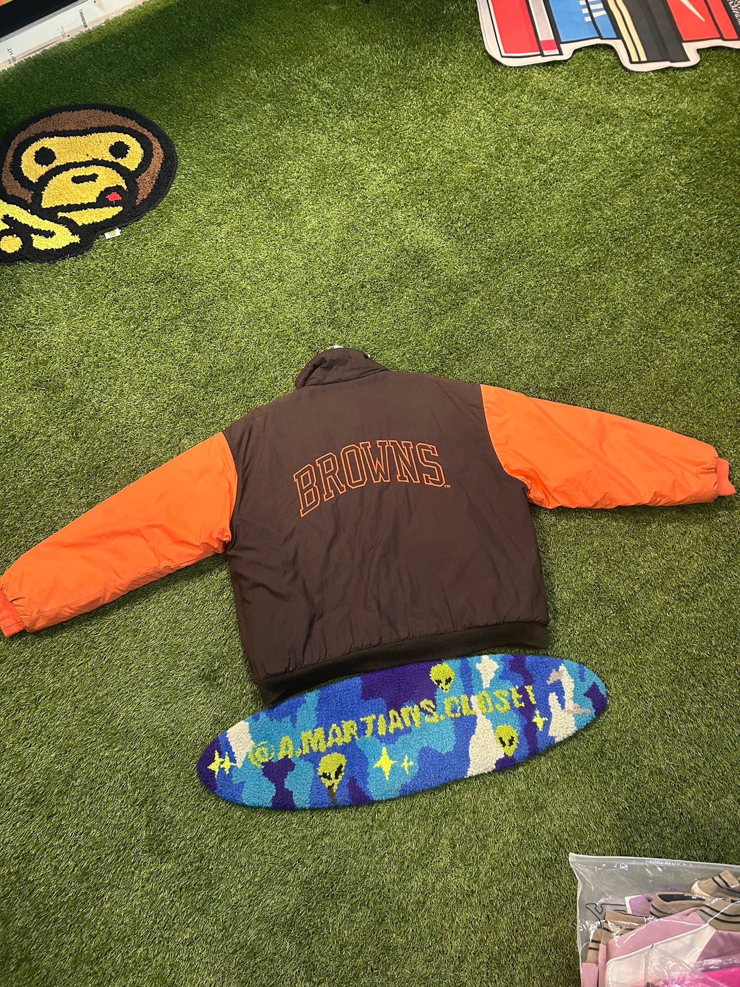 Vintage 90s NFL Cleveland Browns Heavy Jacket