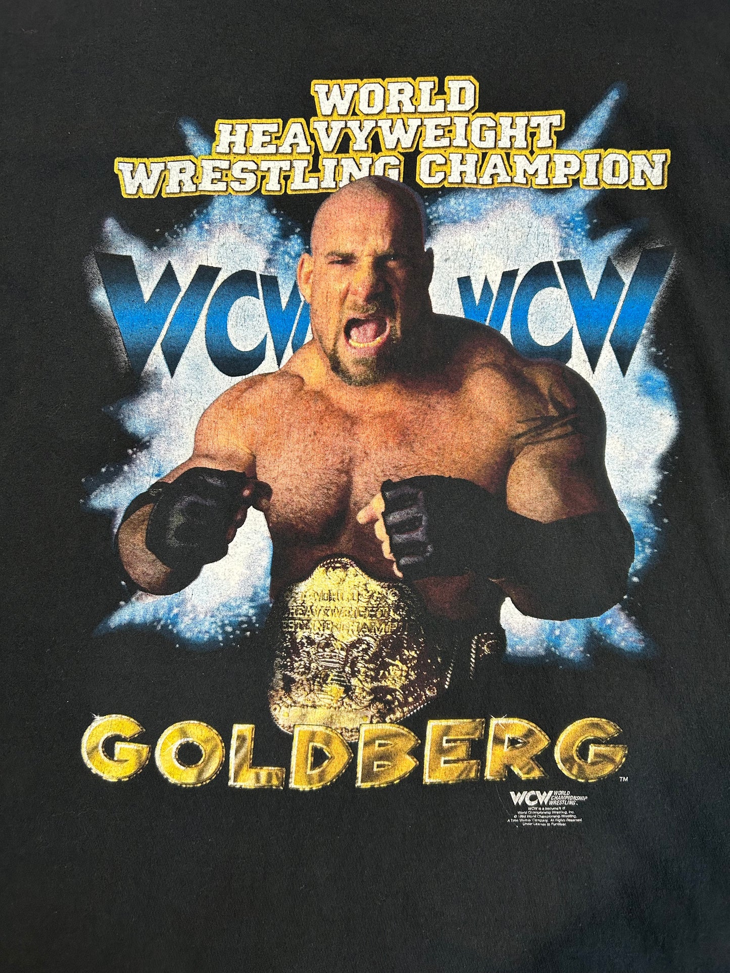 Vintage 1998 WCW Goldberg World Heavyweight Wrestling Champ