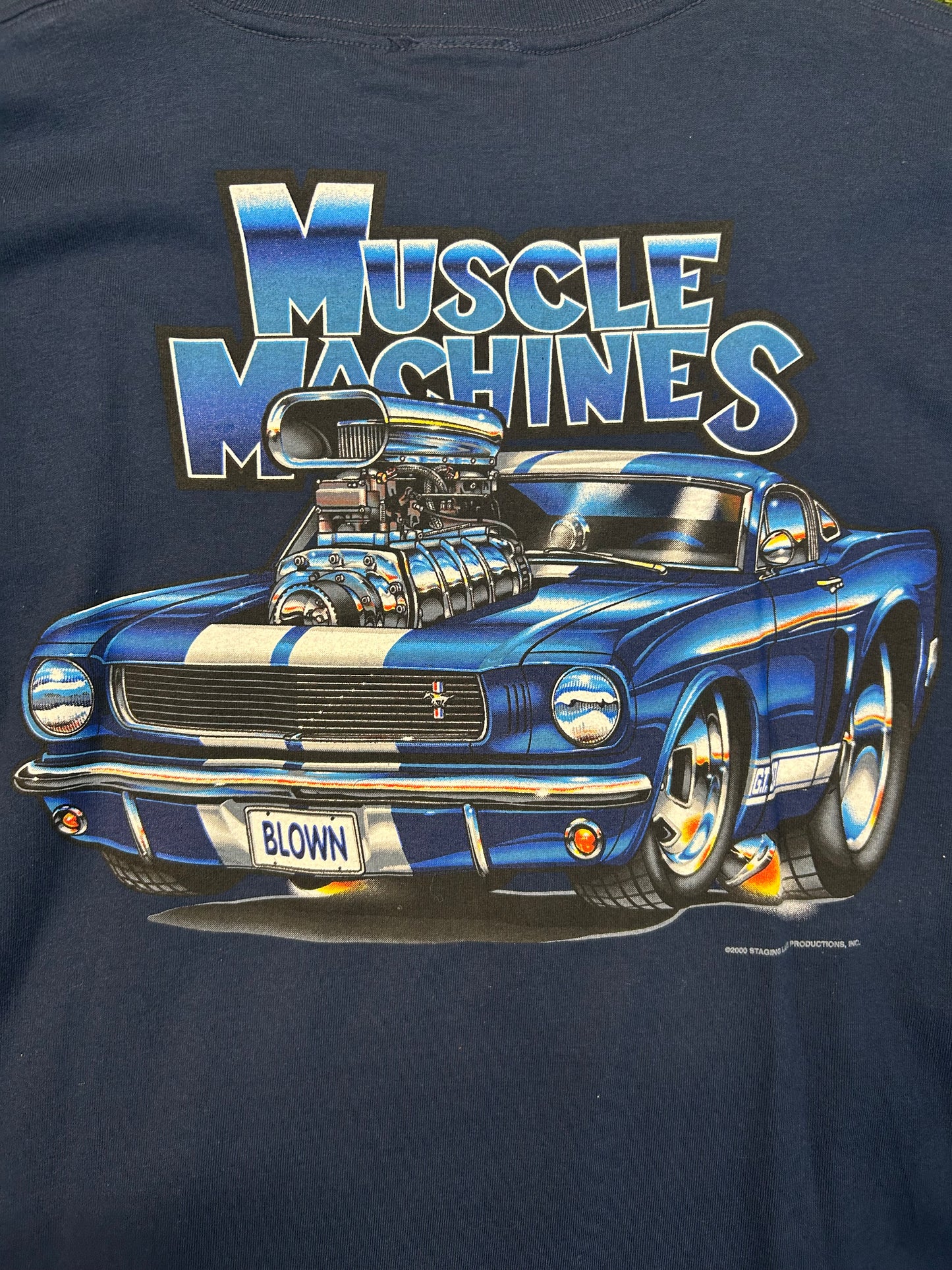Vintage Muscle Machines Blue Mustang Tee
