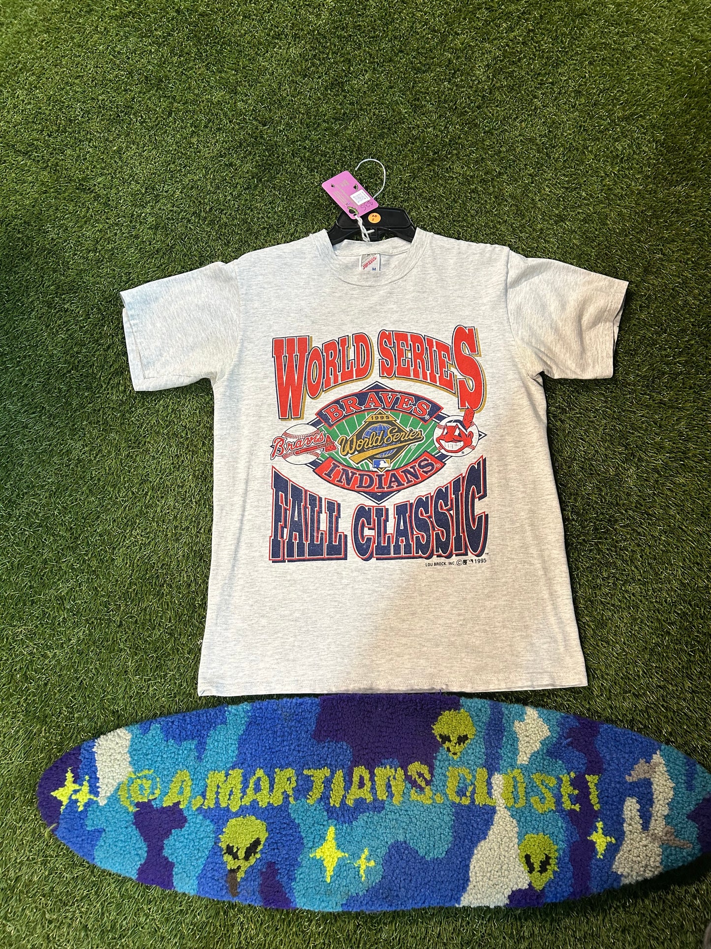 Vintage 1995 Brave Vs Indians World Series tee