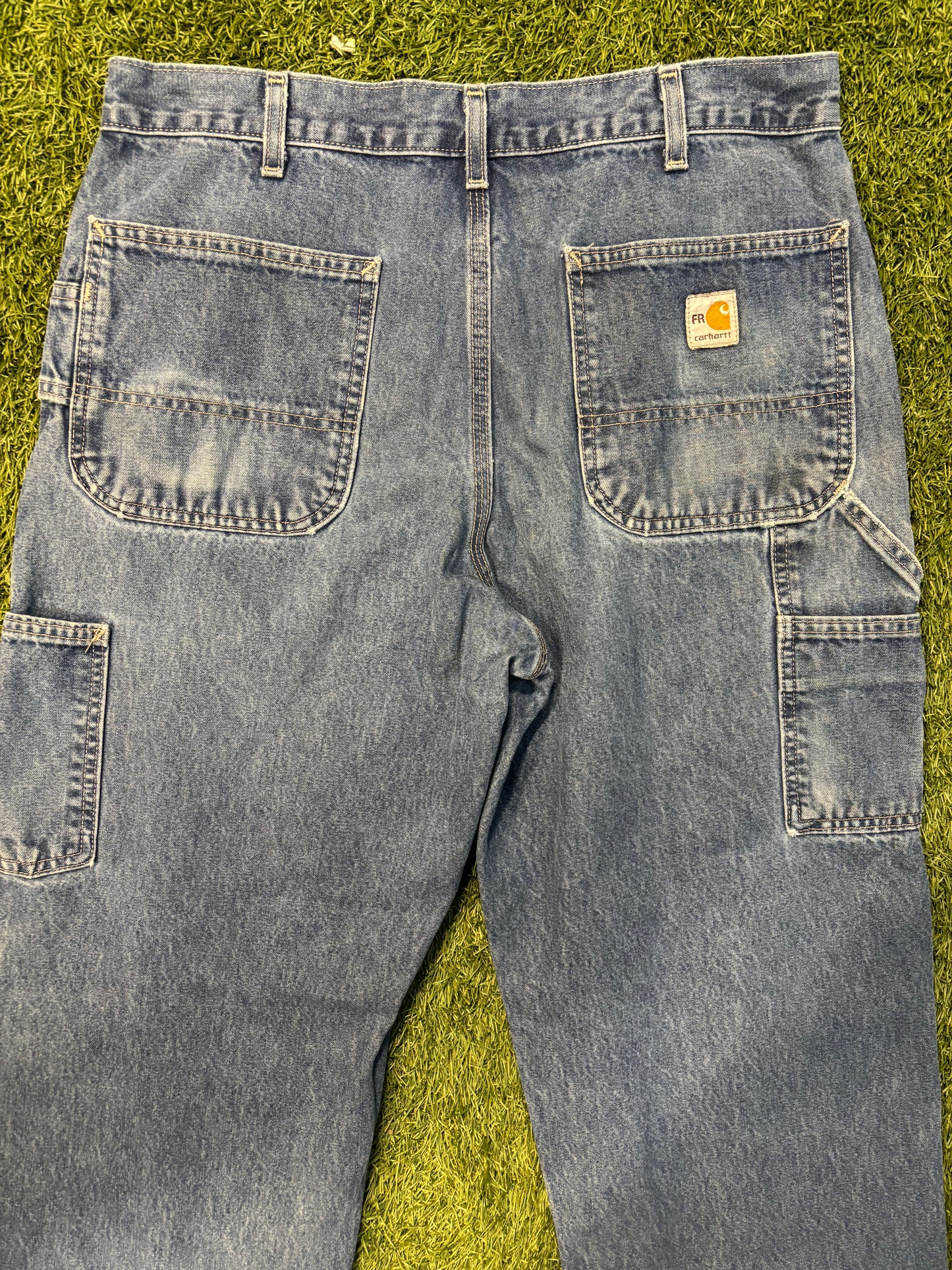 Vintage Carhartt Carpenter Blue Jeans