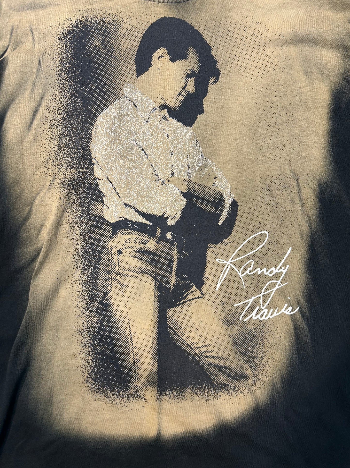 Vintage 1991 Randy Travis Country Front Hit Only Tee