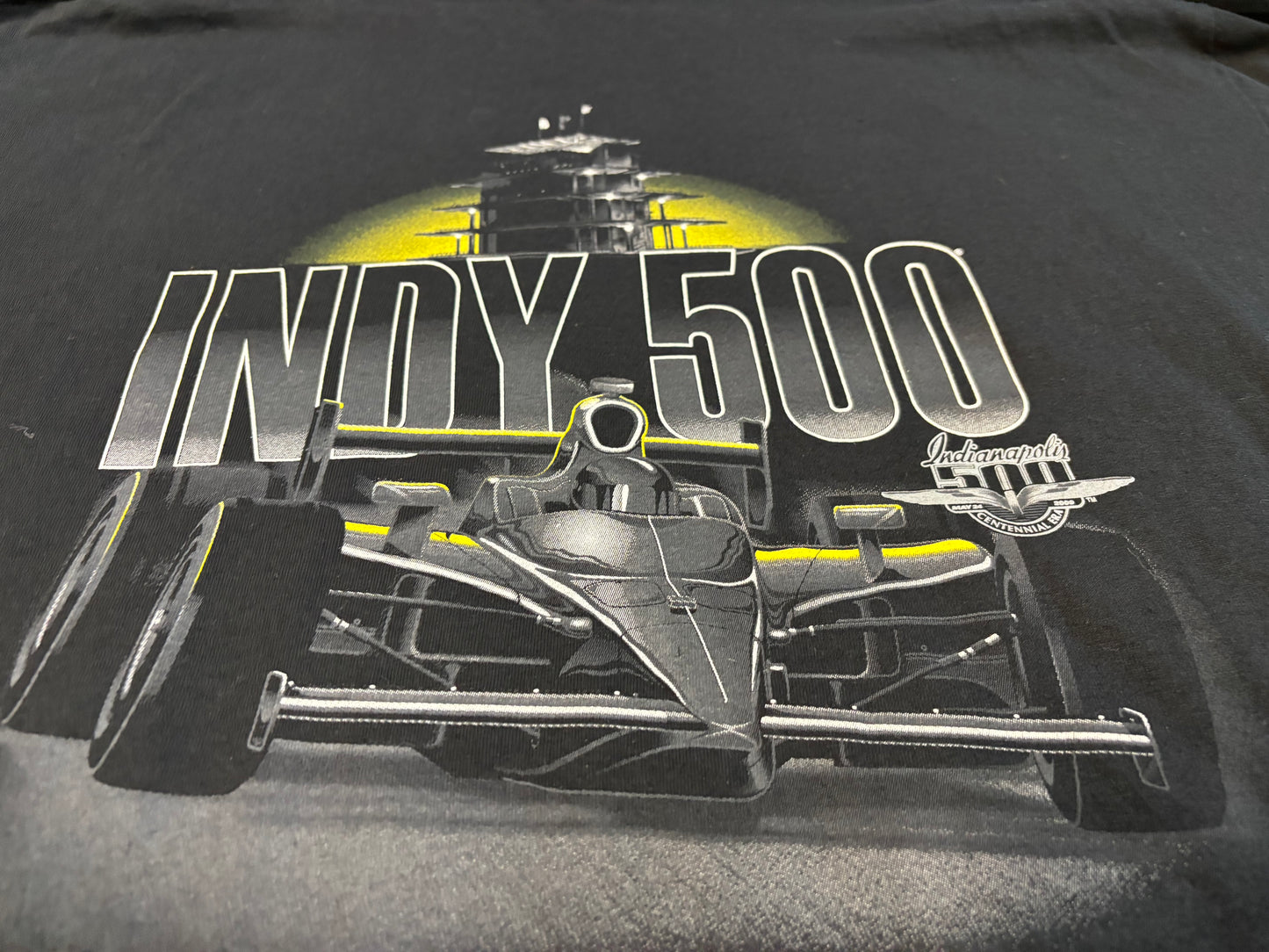 Dead stock 2009 Indy 500 racing T-Shirt Size 2XL Brickyard Authentics tag