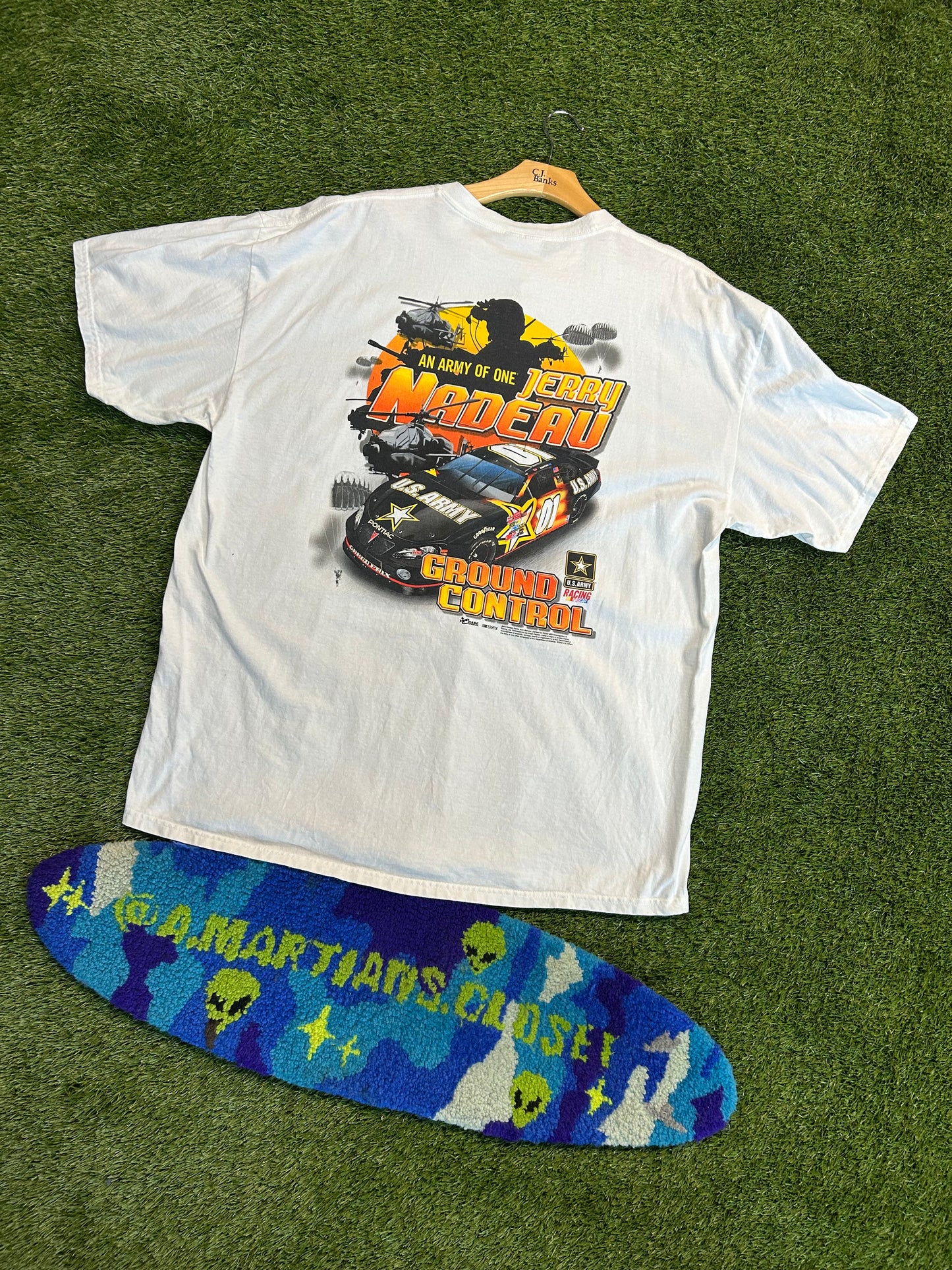 Y2K Jerry Nadeau U.S. Amry NASCAR Tee