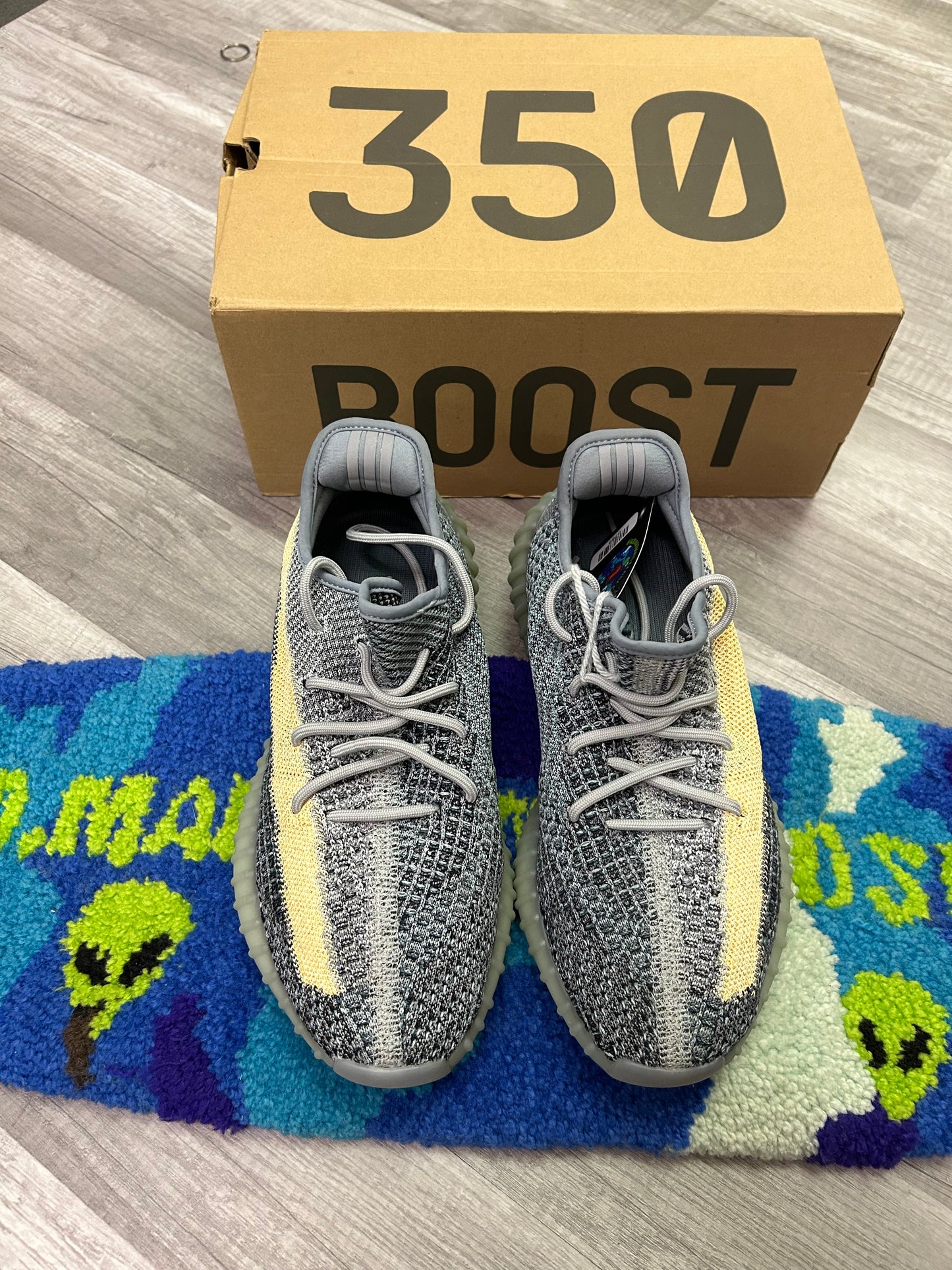 Adidas Yeezy 350 Ash Bluee