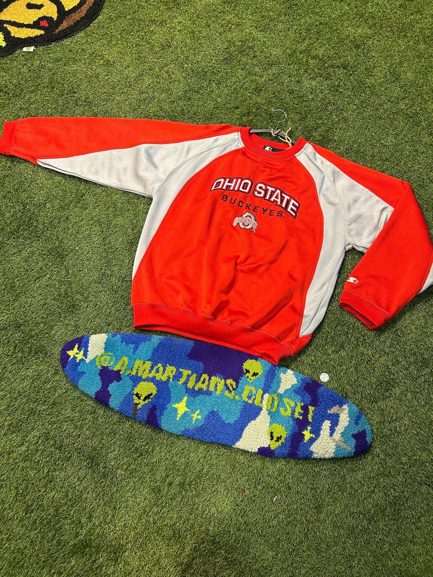 Vintage Starter Ohio State Buckeyes Embroidered Crewneck