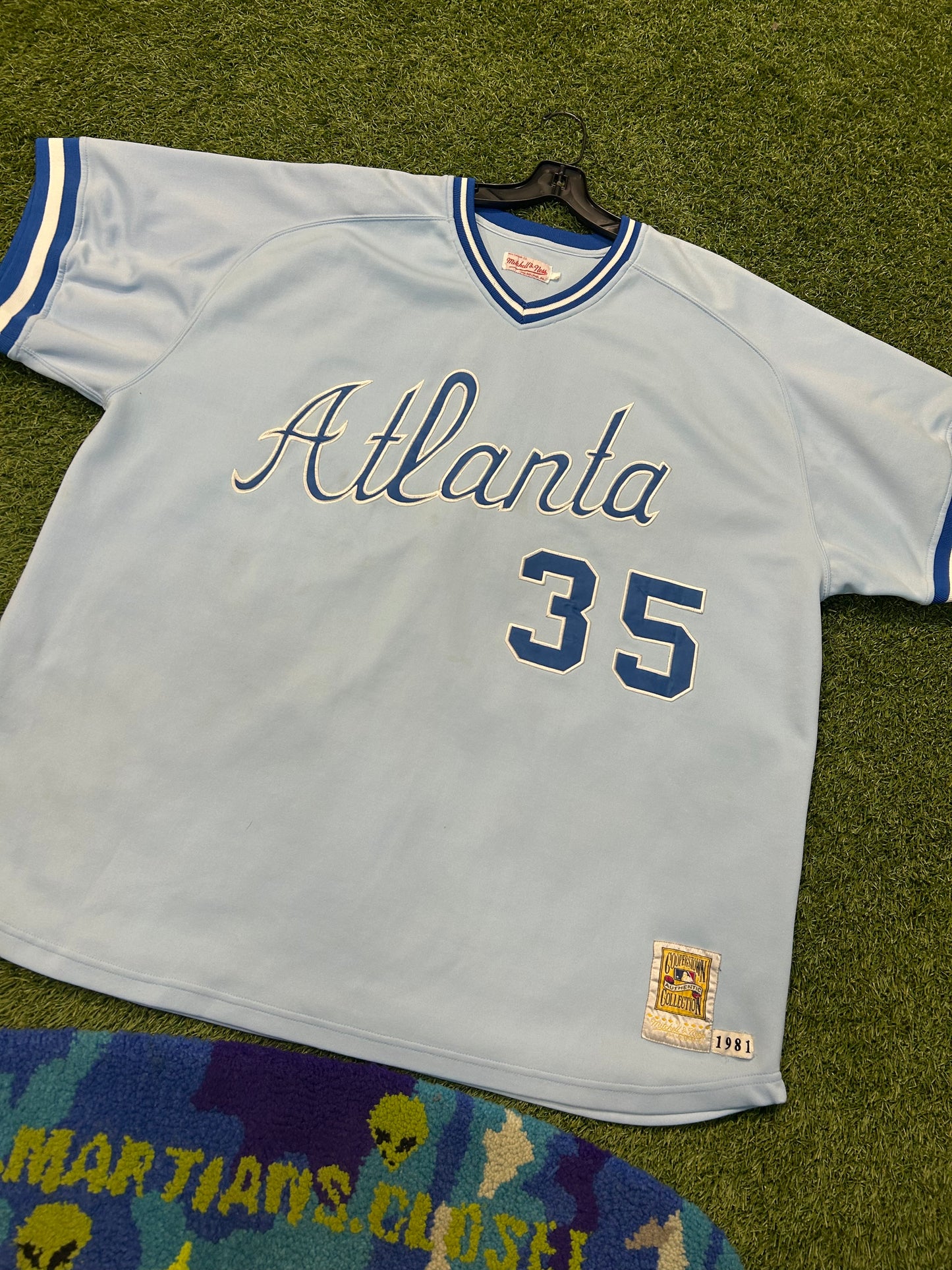 Vintage 90s Phil Niekro Atlanta Braves Mitchell & Ness Jersey Jurgella Collection