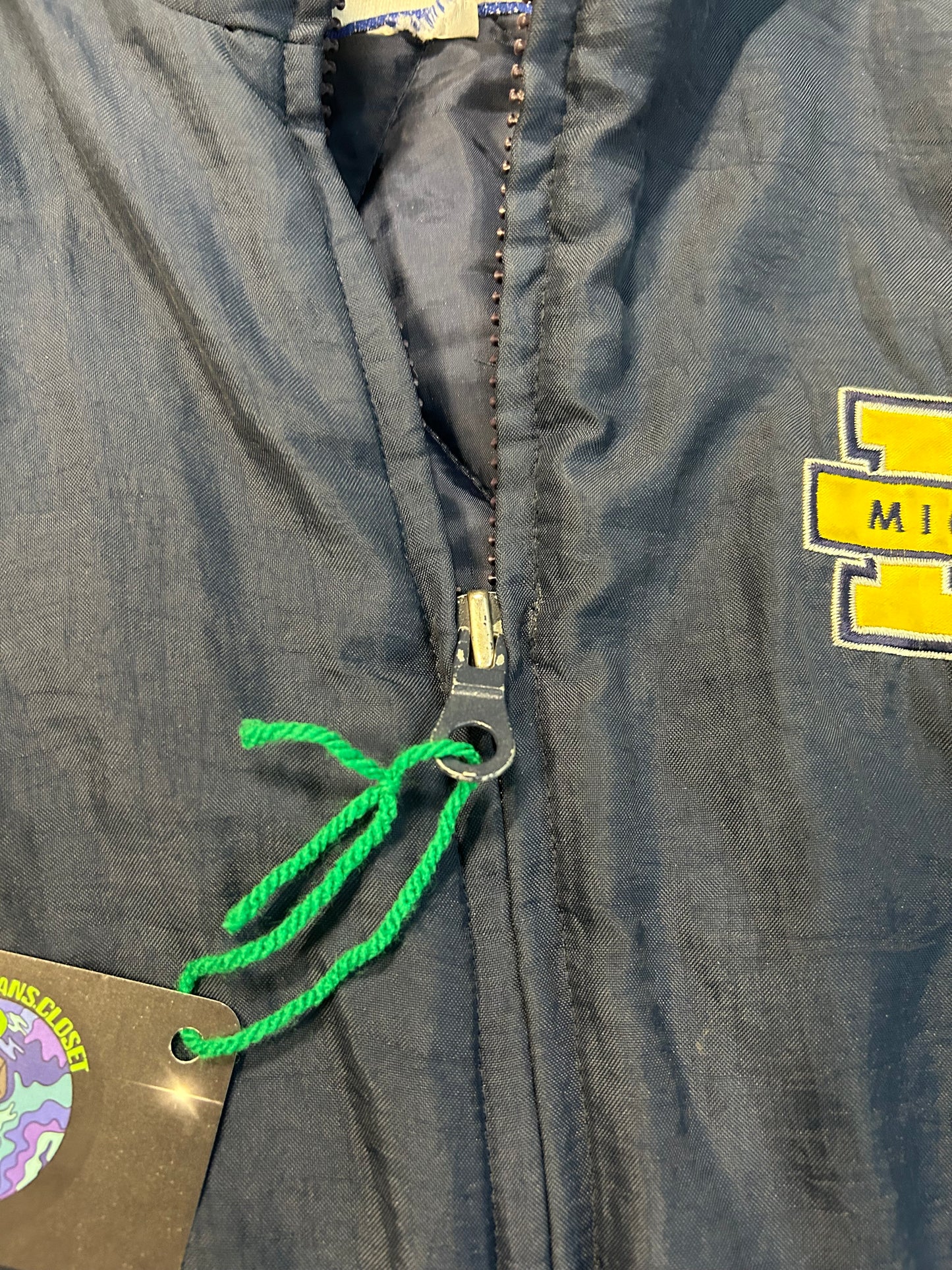 Vintage 90s Michigan Wolverines Logo7 Coat