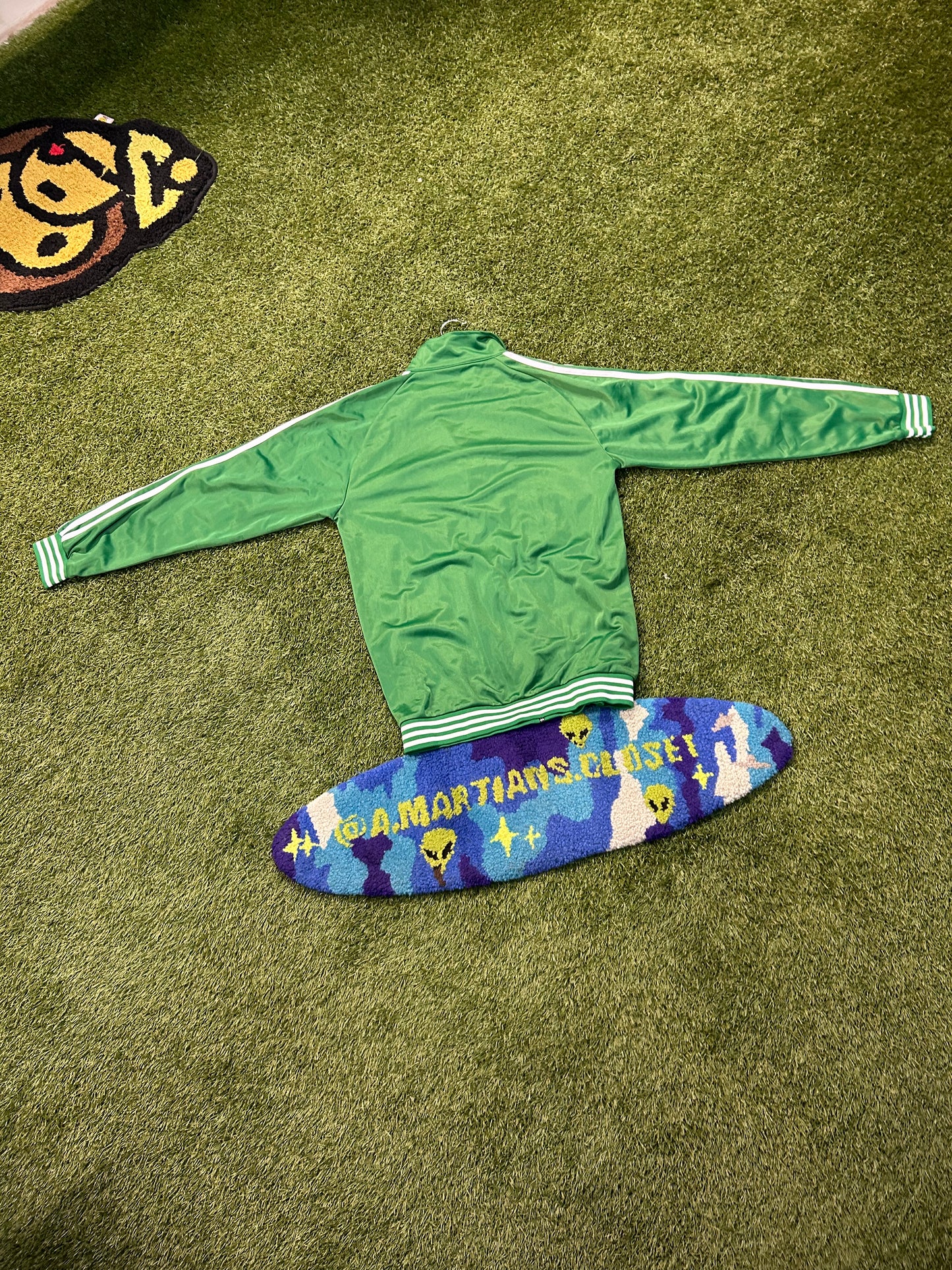 Vintage 90s Adidas Green Track Jacket