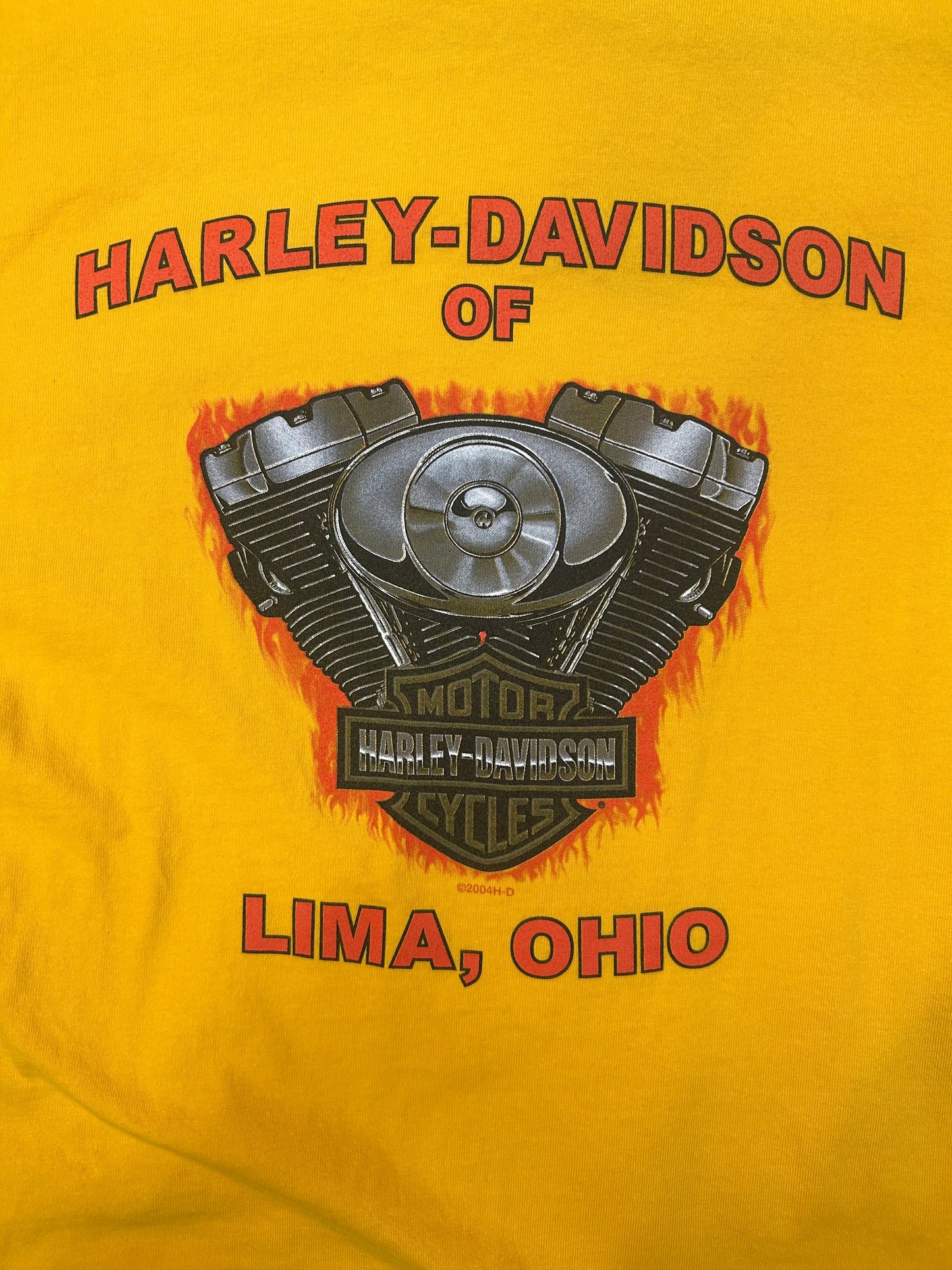 2004 Harley Davidson Of Lima Ohio Tee