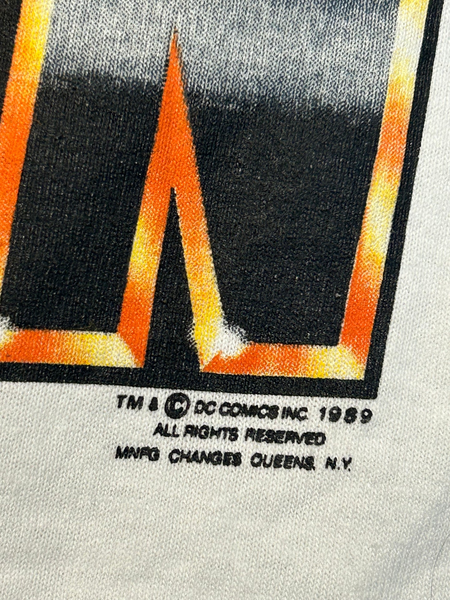 Vintage 1989 DC Comics Batman Movie Promo Tee