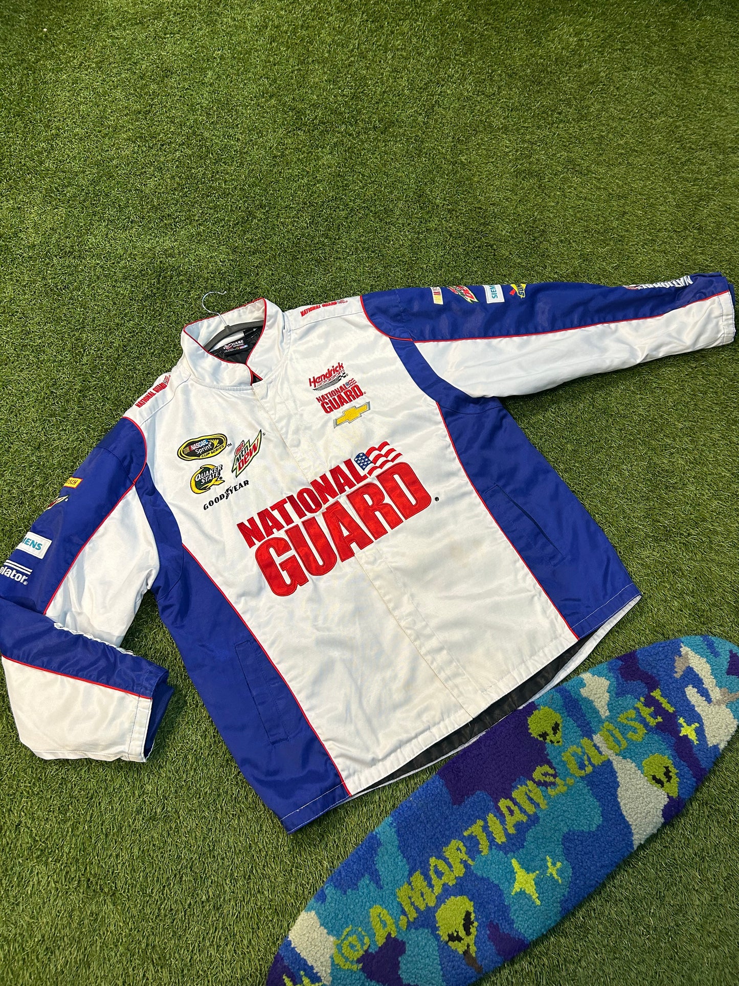 Y2K Dale Earnhardt Jr National Gaurd NASCAR Jacket