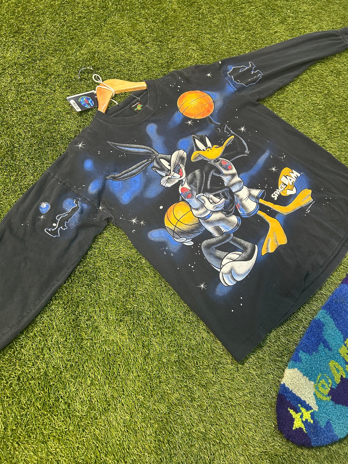 Vintage 1996 Space Jam Bugs Bunny & Daffy Duck Tee