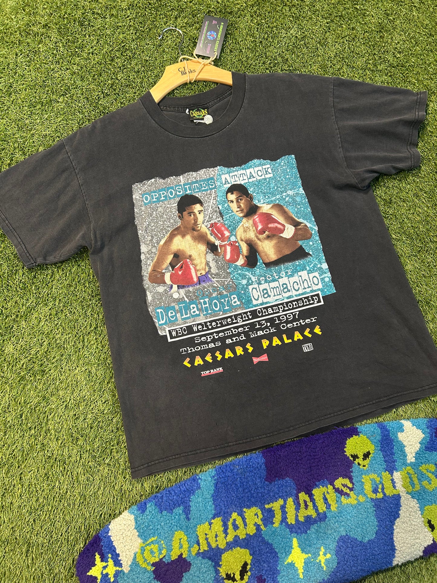 Vintage 1997 Oscar DeLaHoya V.S. Hector Camacho WBC Welterweight Championship