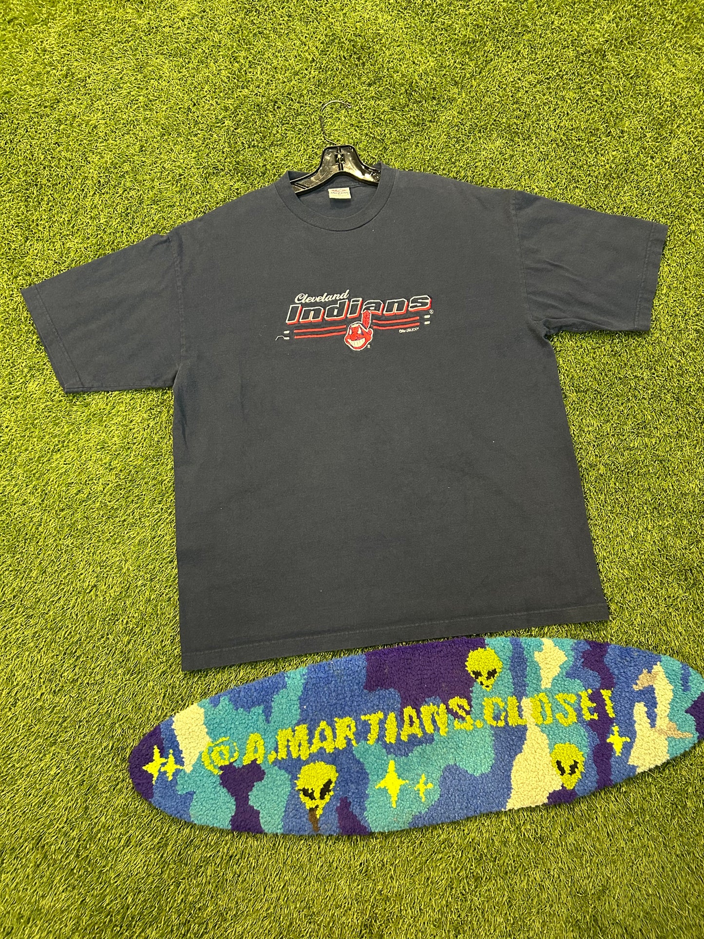Y2K Cleveland Indians MLB Embroidered Tee