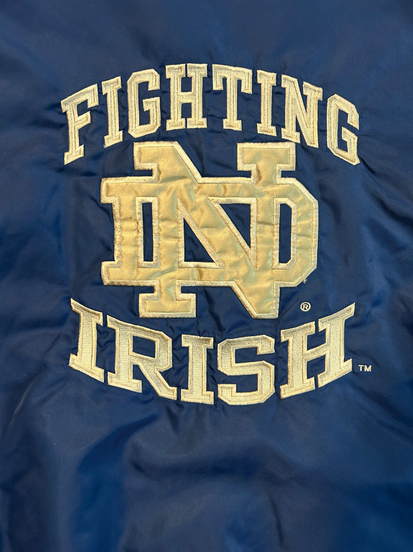 Vintage Notre Dame Fighting Irish Starter Jacket