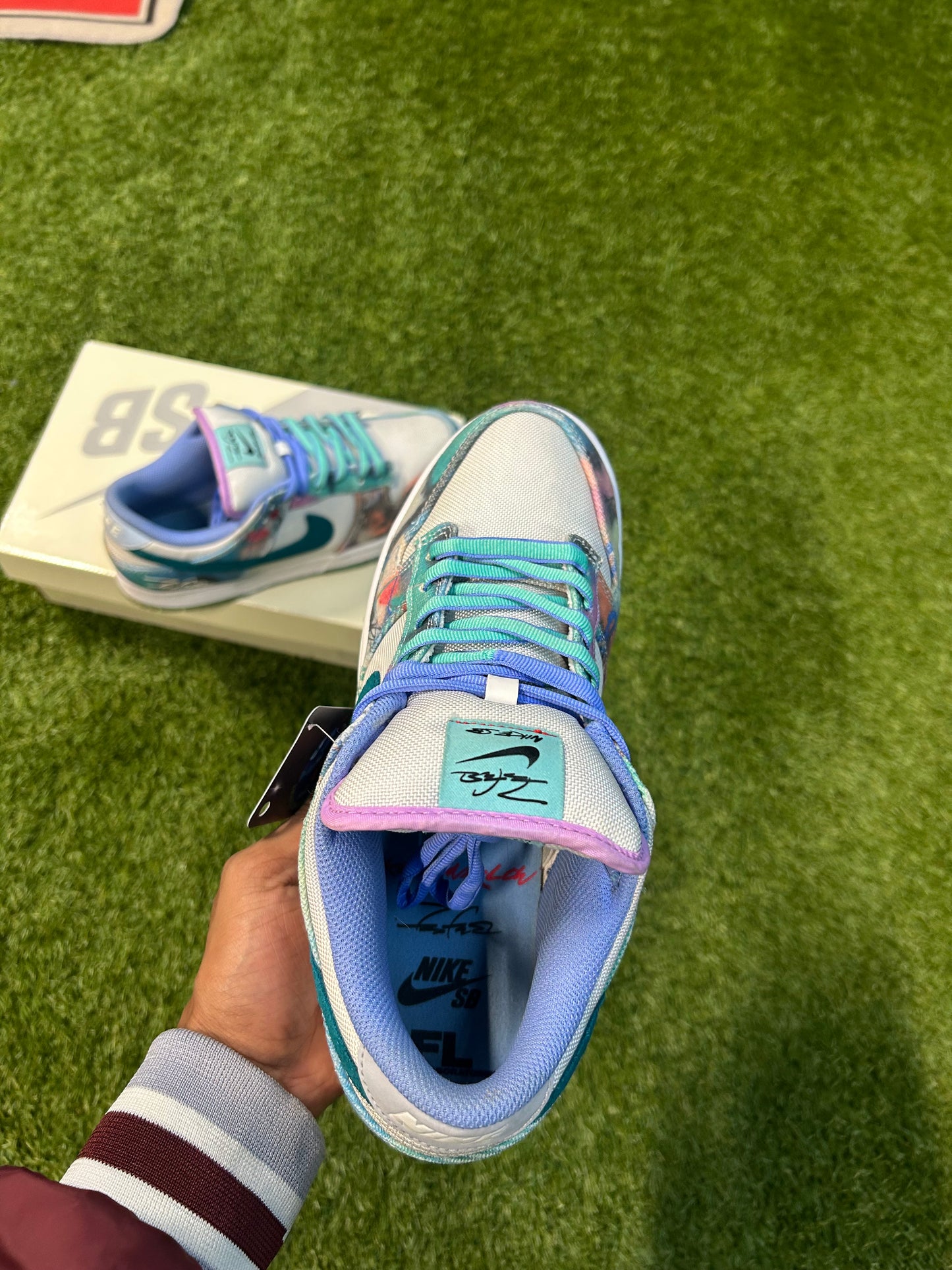Nike SB Dunk Low Futura Bleached Aqua
