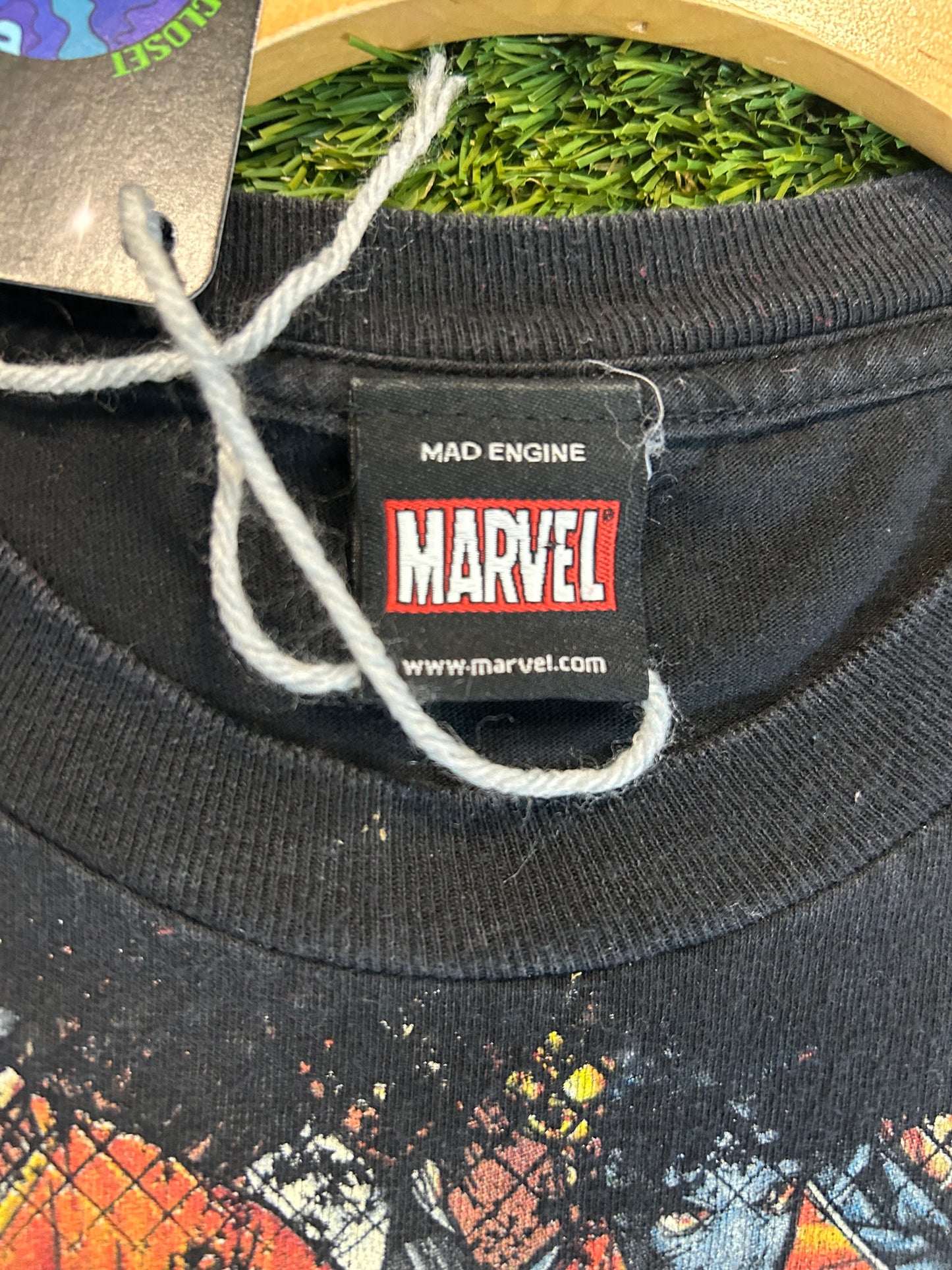 Y2K Retro Style Marvel Front Only Tee