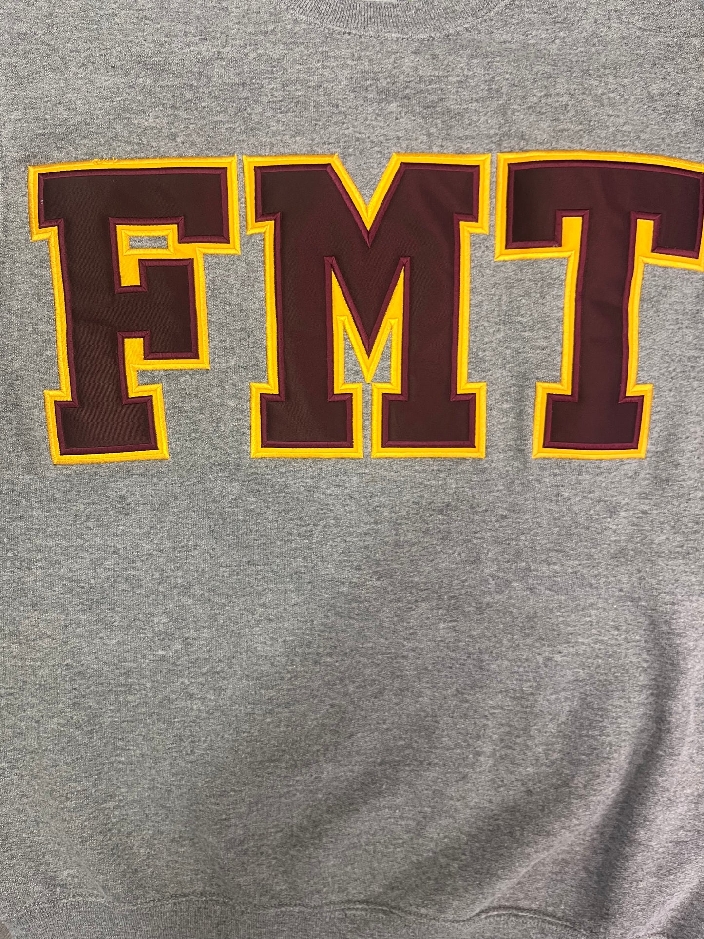 Vintage FMT Big Letter Print Crewneck