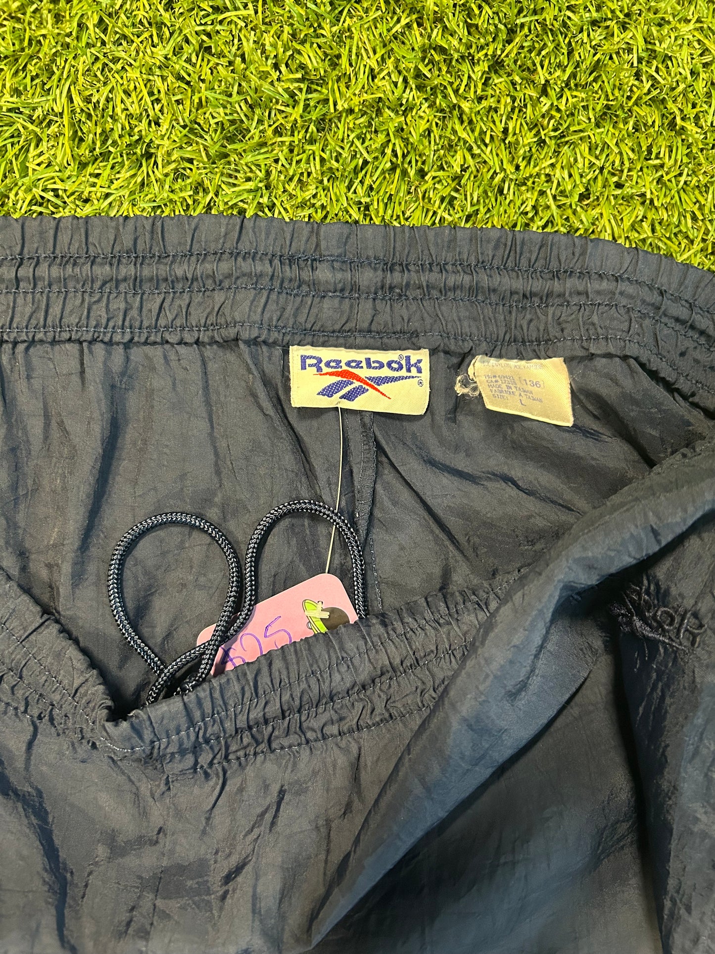 Vintage 90s Reebok Navy Blue Windbreaker Sweatpants