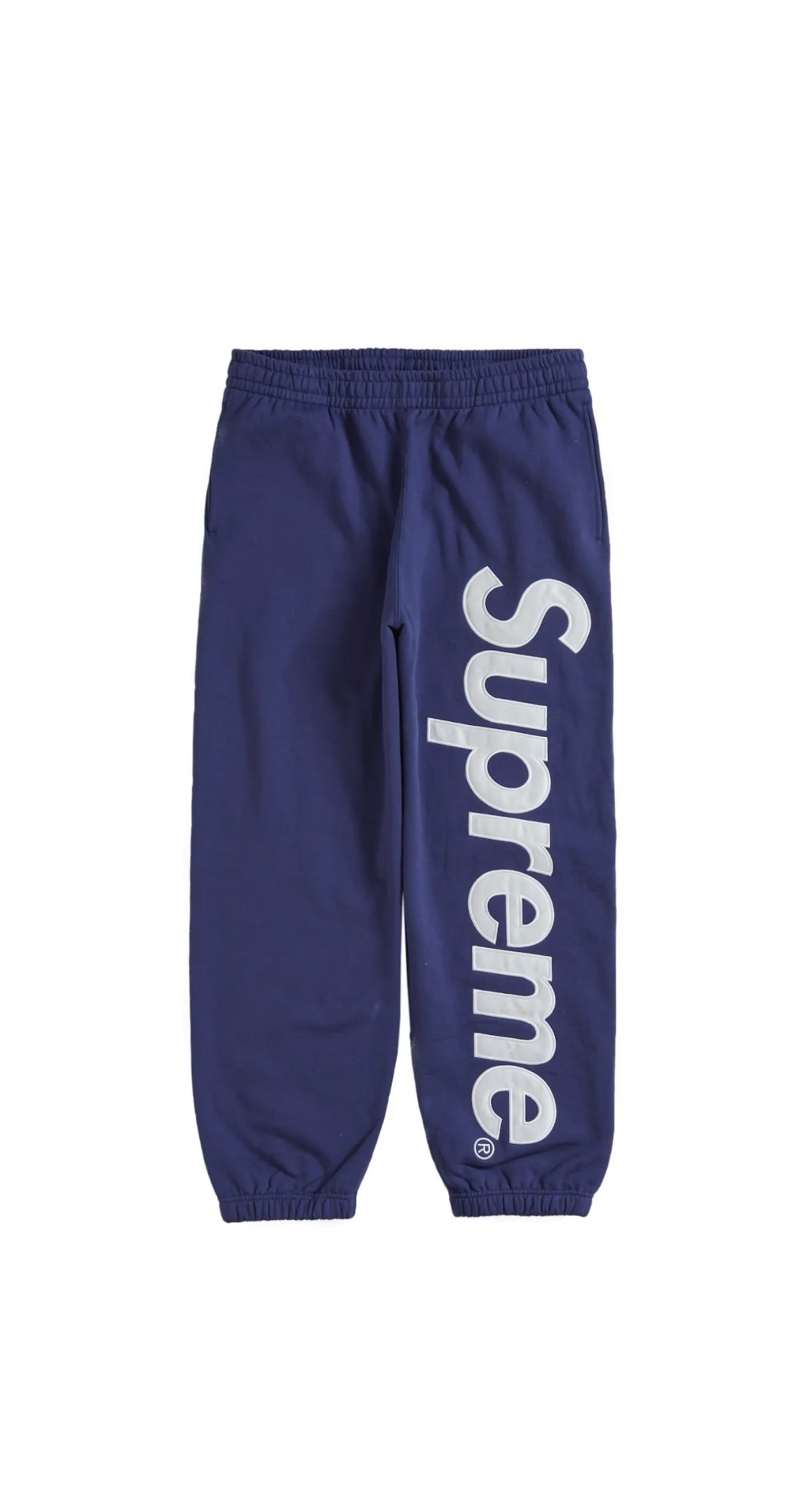 Supreme Satin Appliqué Sweat Pants