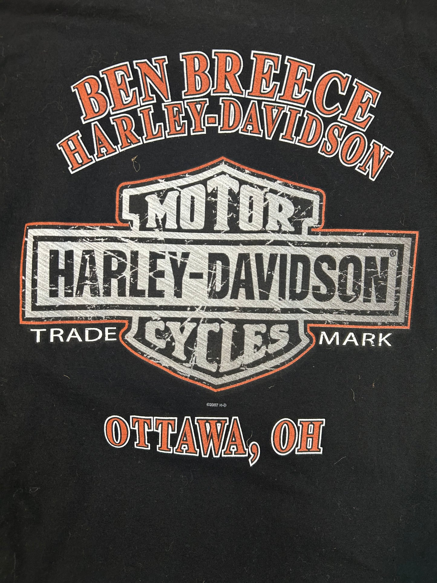 2008 Harley Davidson Ottawa OH Tee