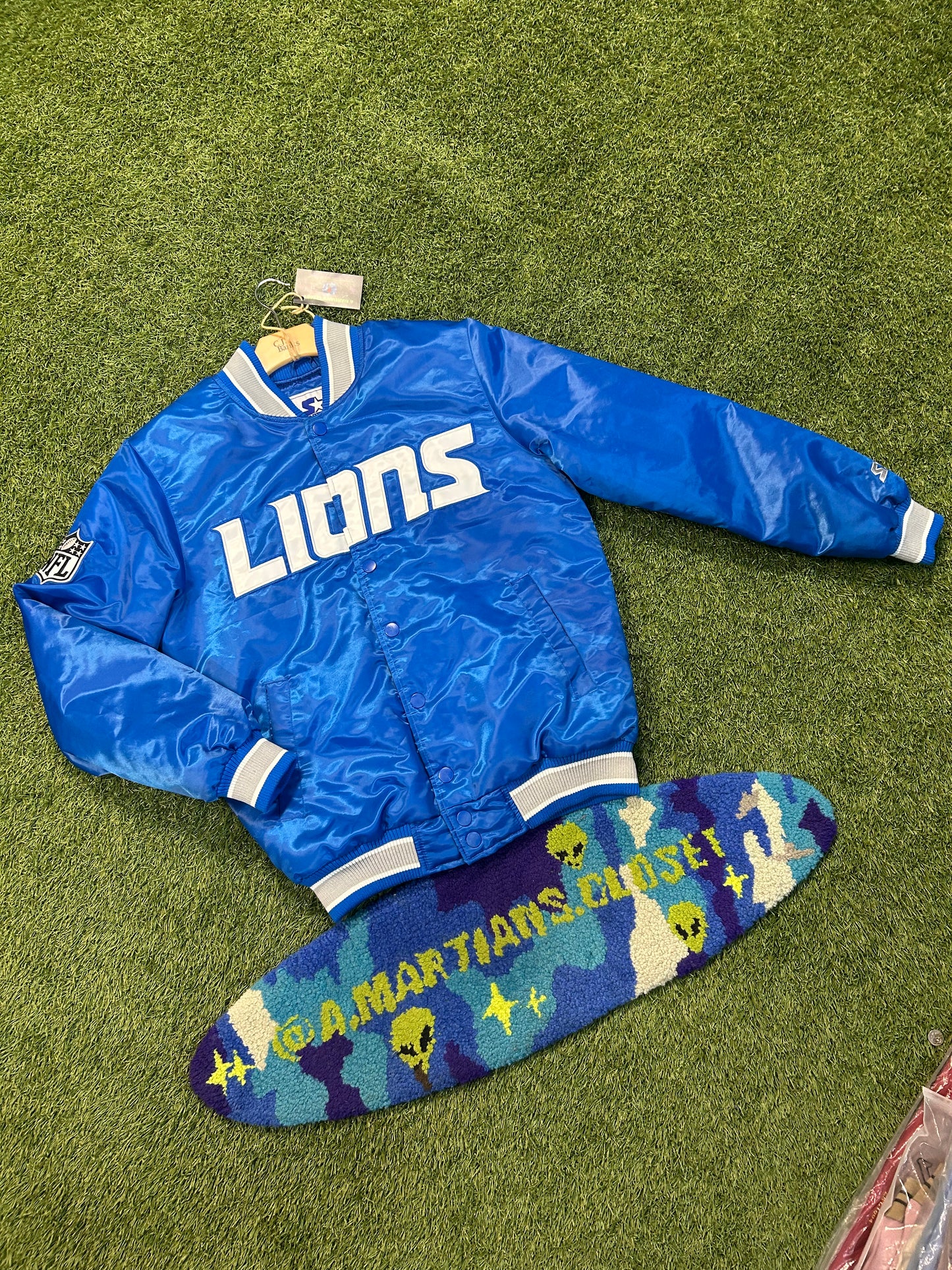 Y2K NFL Detroit Lions Starter Bomber Jacket