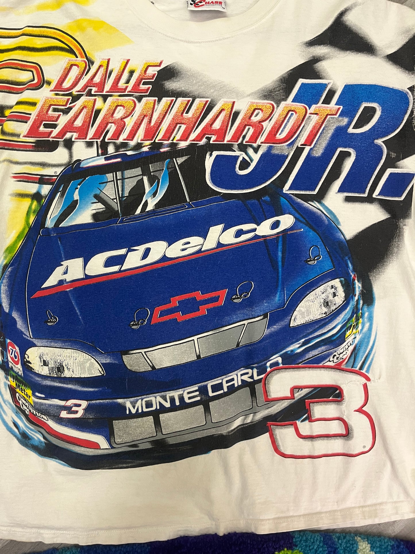 Vintage Dale Earnhardt jr All Over Print Race Tee