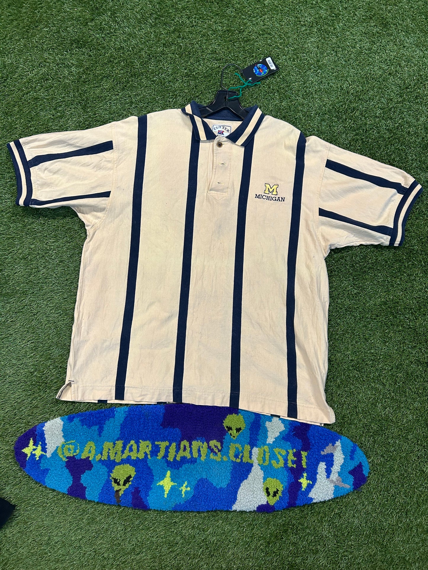 Cutter & Buck brand Michigan University Collard Shirt