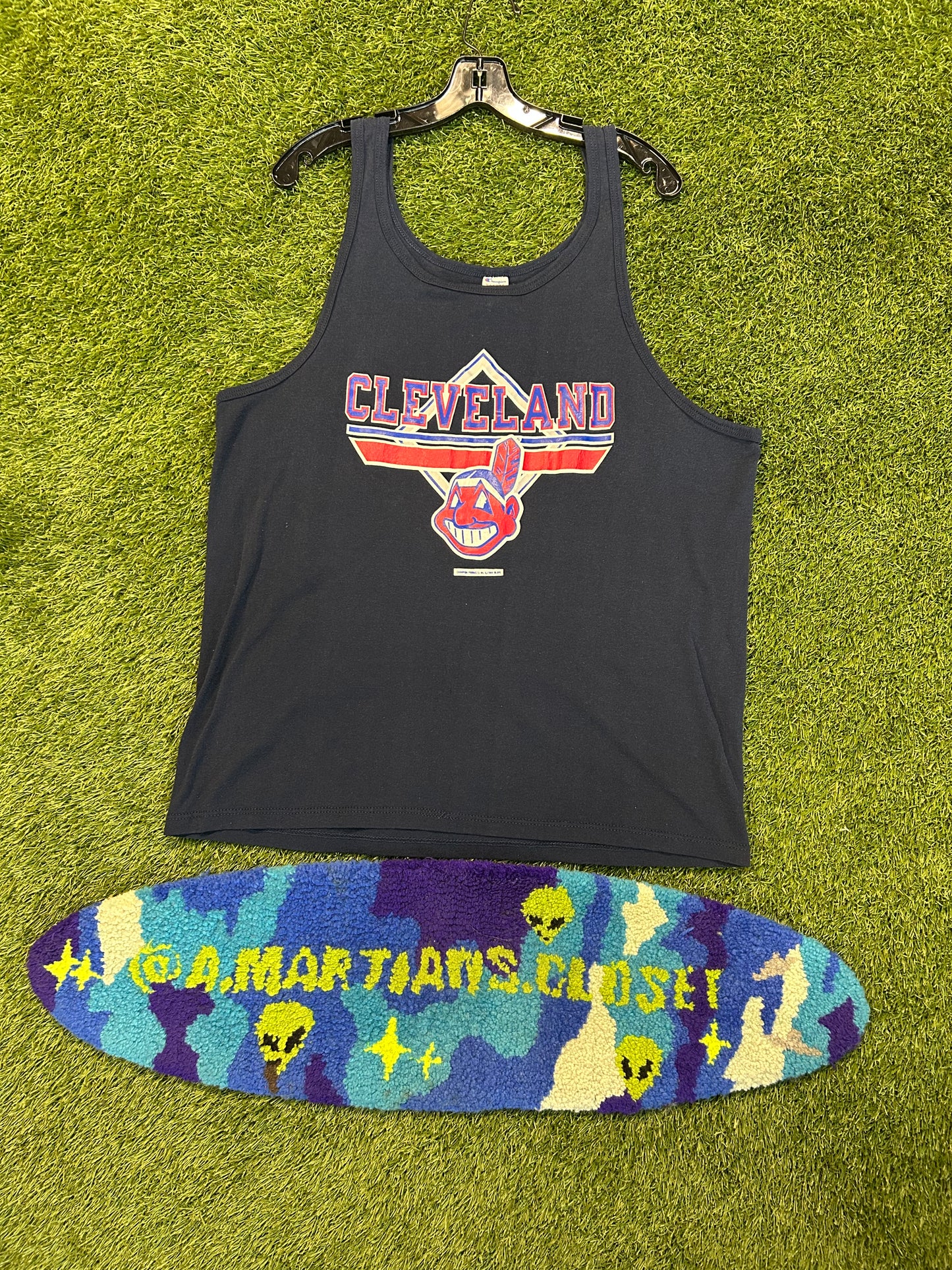 Vintage 1999 Cleveland Indians Old Champion Tank Top
