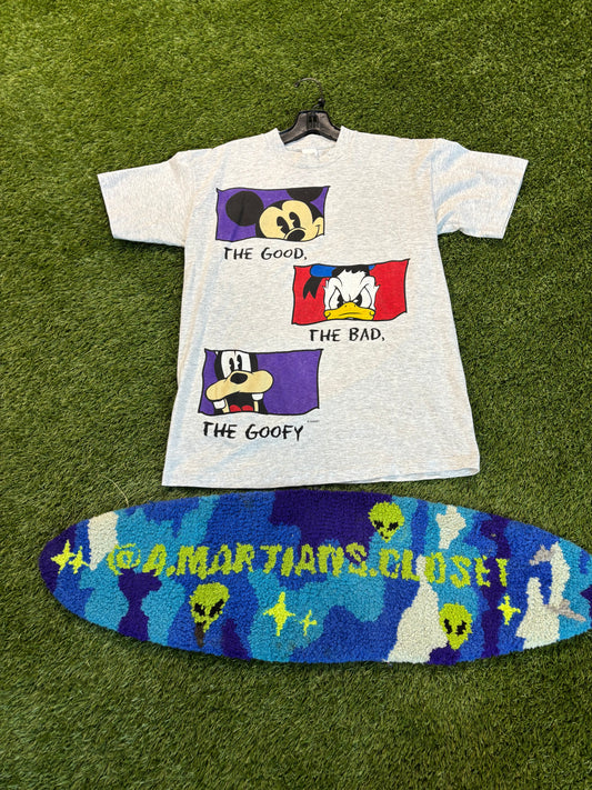 Vintage 90s Disney The Good The Bad The Goofy Tee