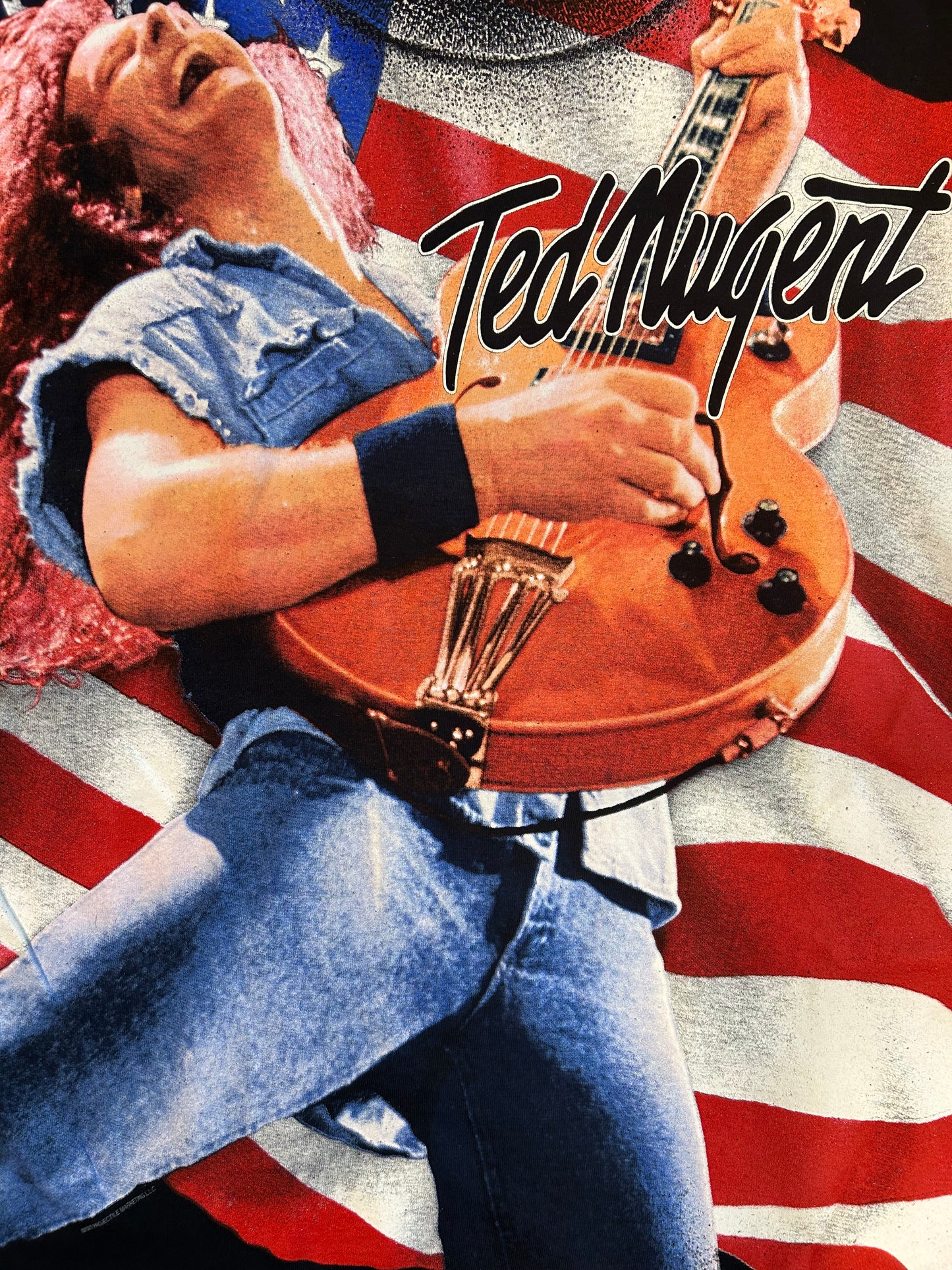2000s Ted Nugent One Nation Under Ted AOP Front Tee