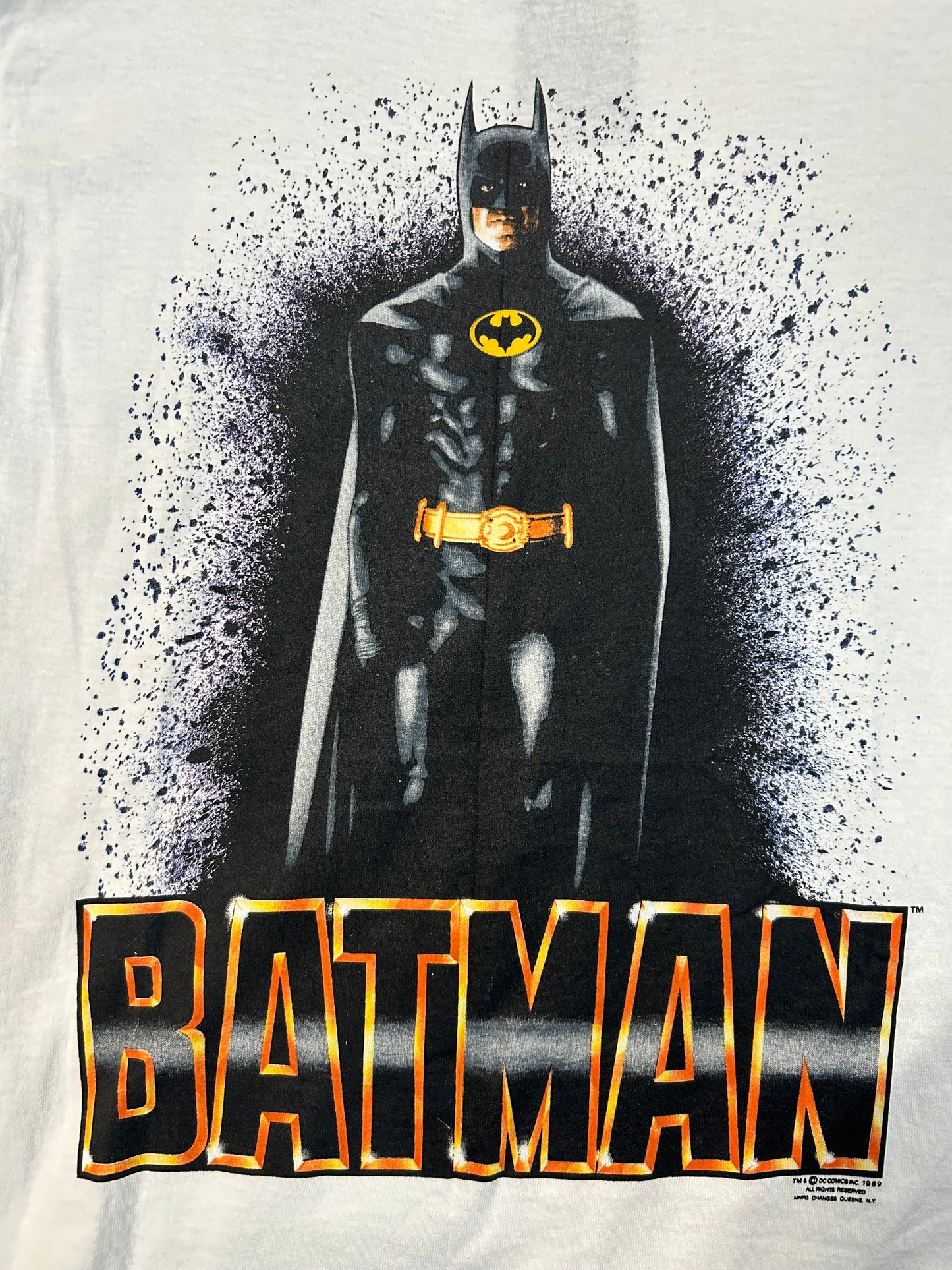 Vintage 1989 DC Comics Batman Movie Promo Tee